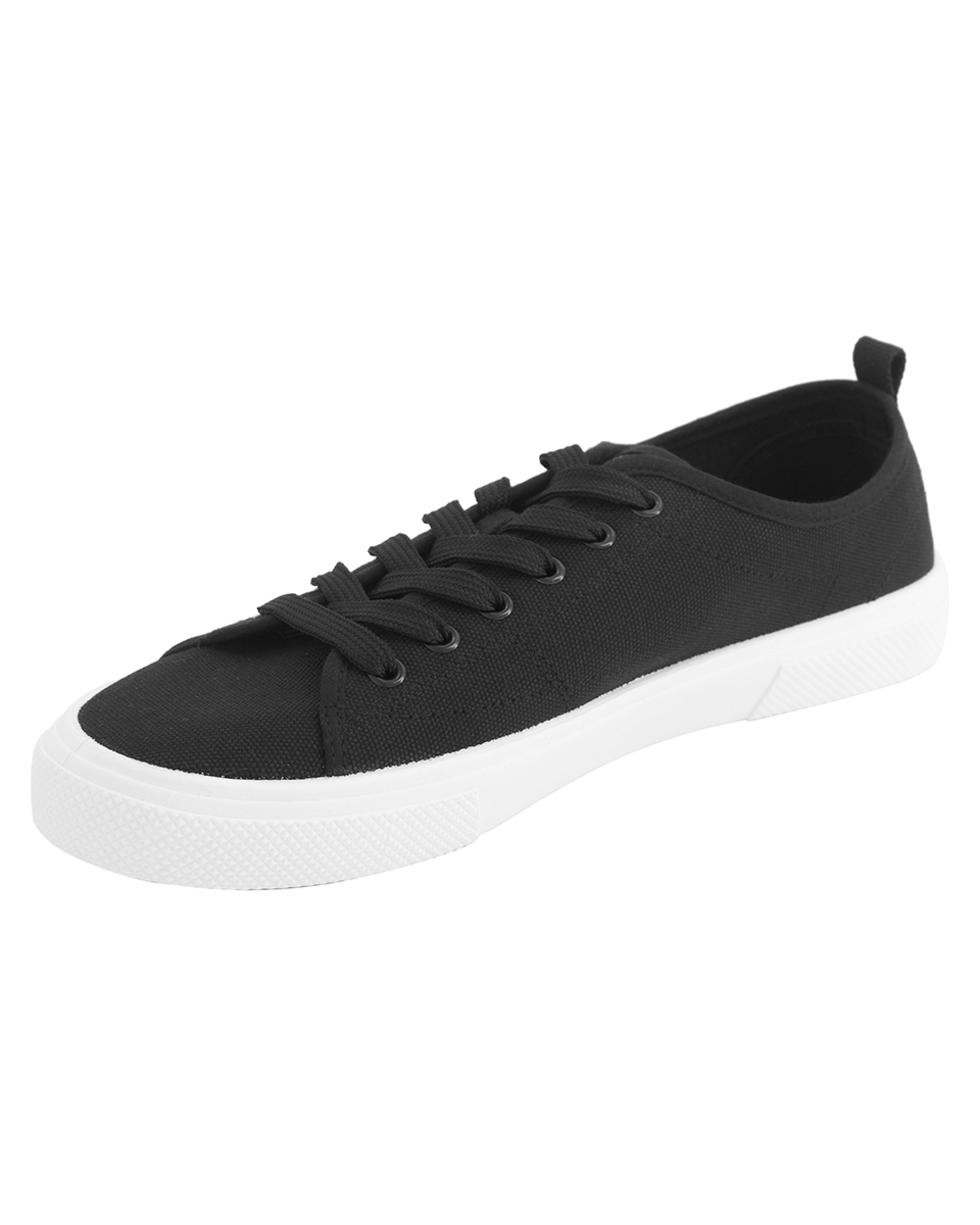 3 Casual Canvas Shoes Black, 3 of 5