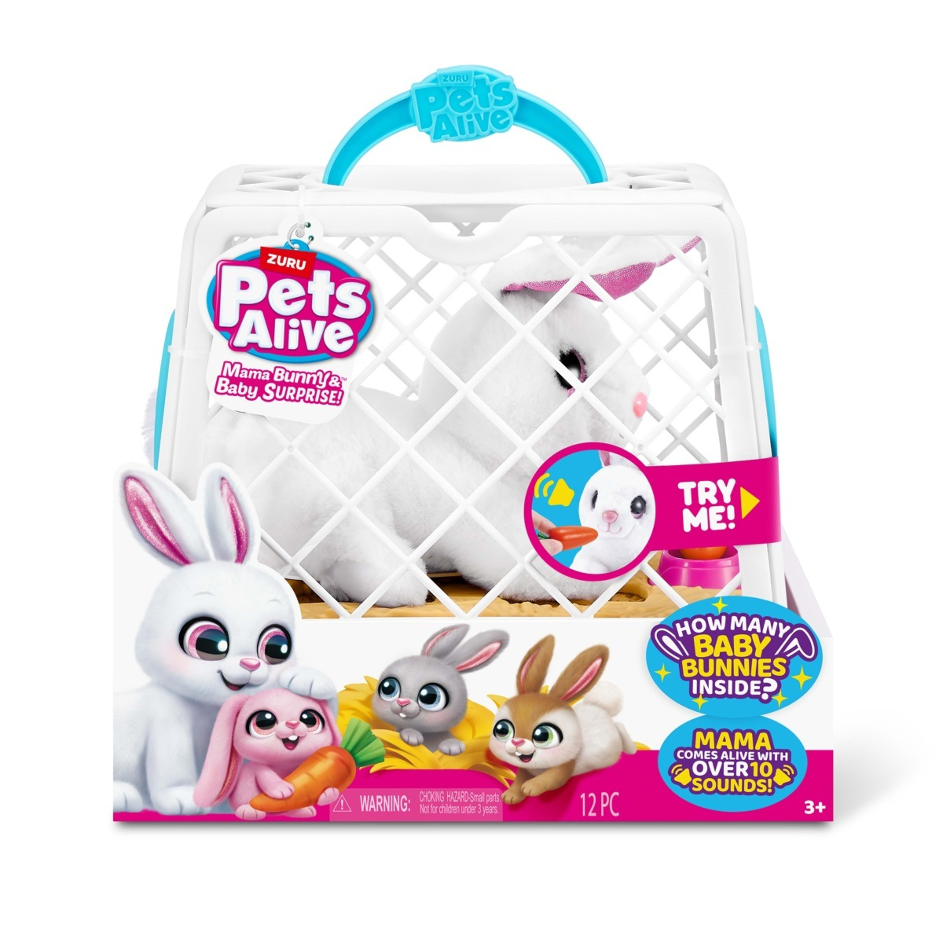 2 Zuru Pets Alive Mama Bunny and Baby Surprise! - Assorted, 2 of 9