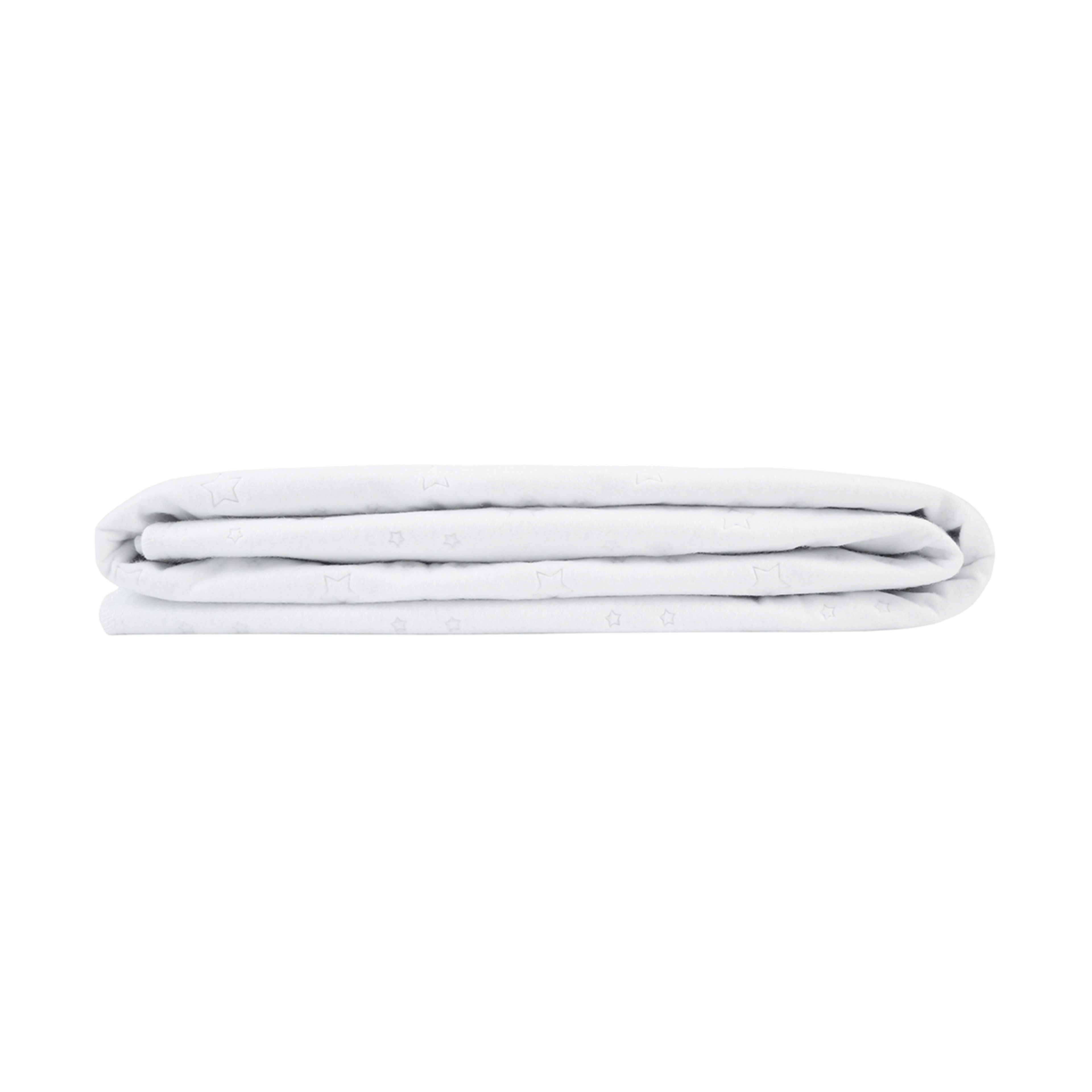 2 Cot Mattress Protector - White, 2 of 3
