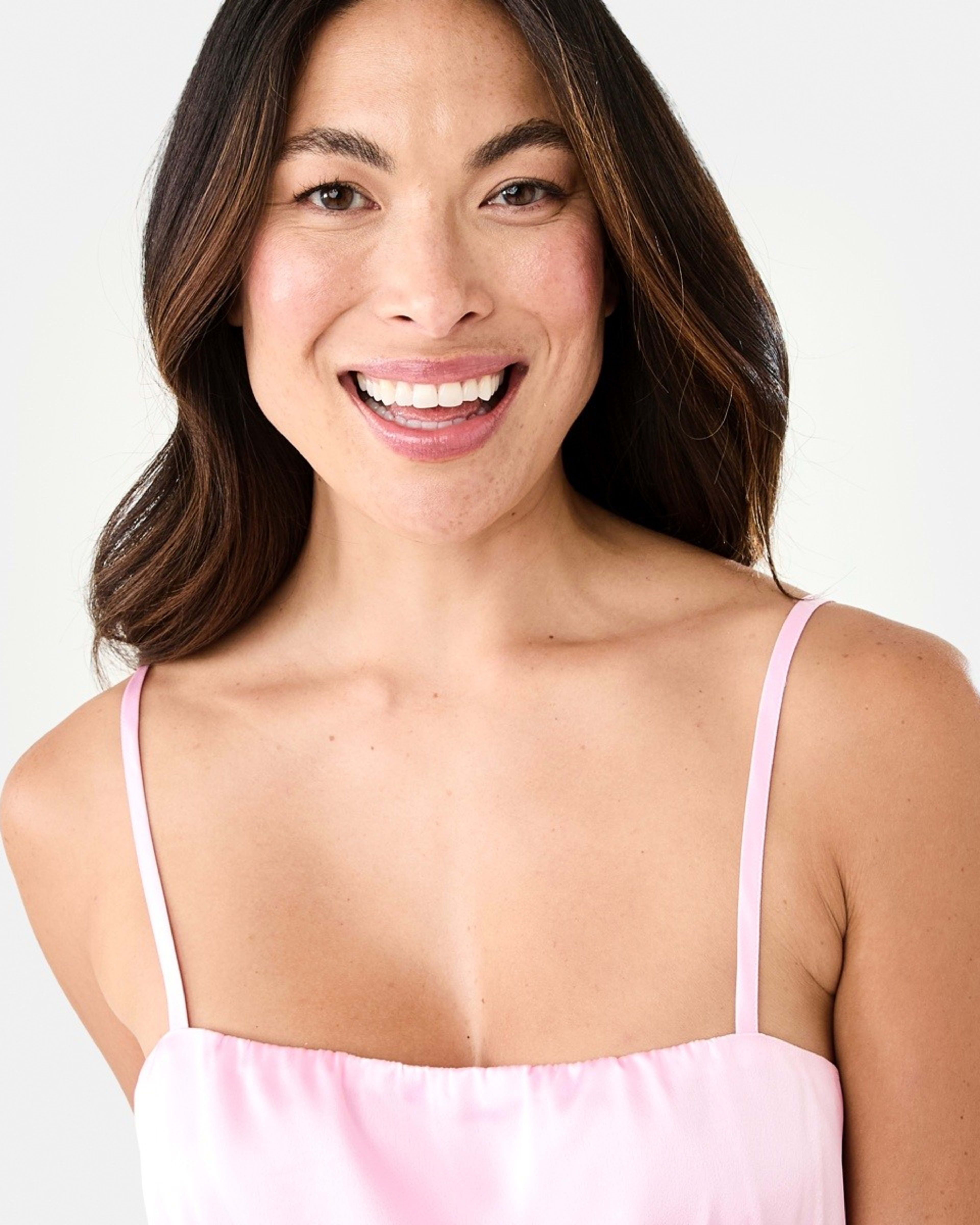 4 Satin Lace Chemise Nightie Bllet Pink, 4 of 8
