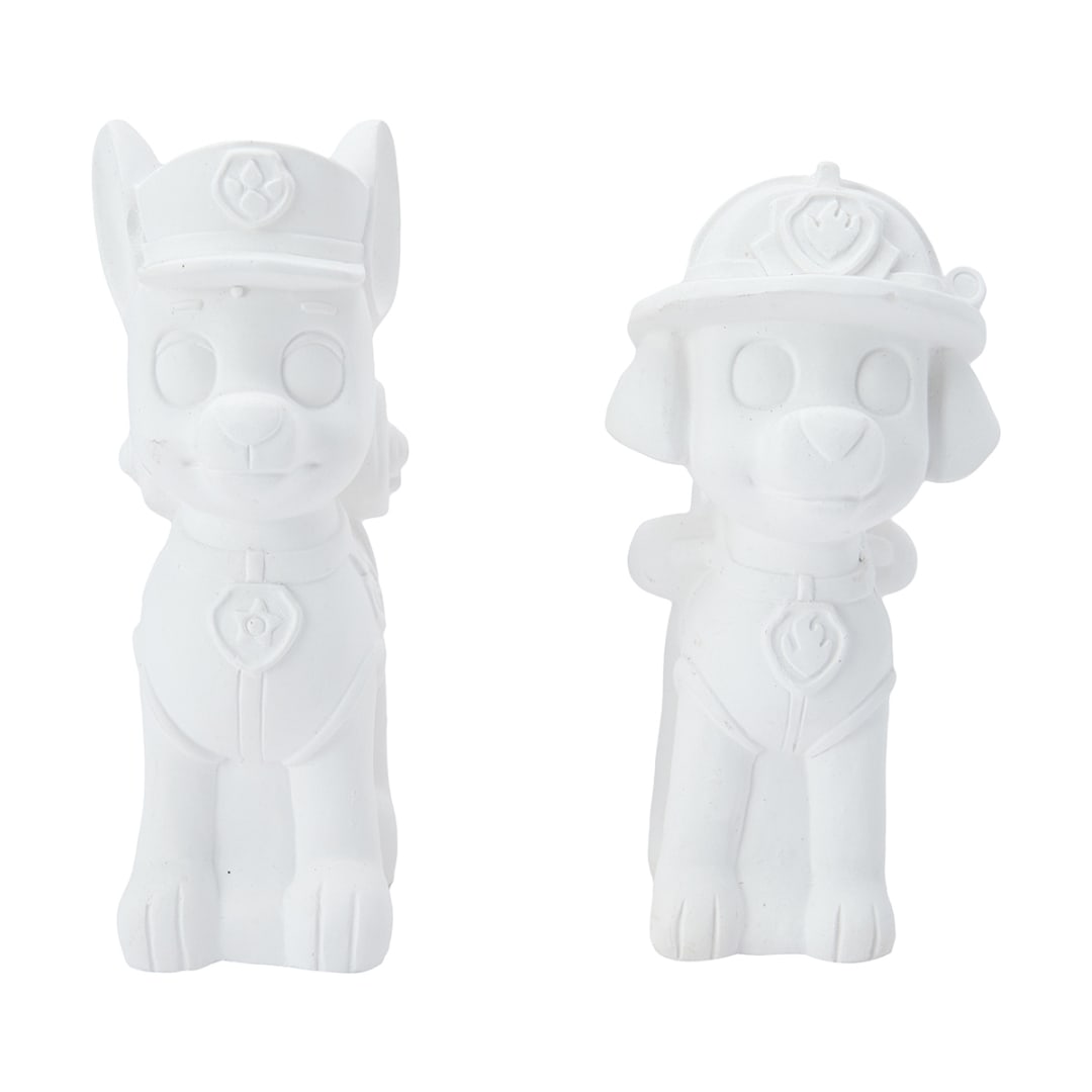 Nickelodeon PAW Patrol Paint Your Own Chase and Marshall Set Kmart