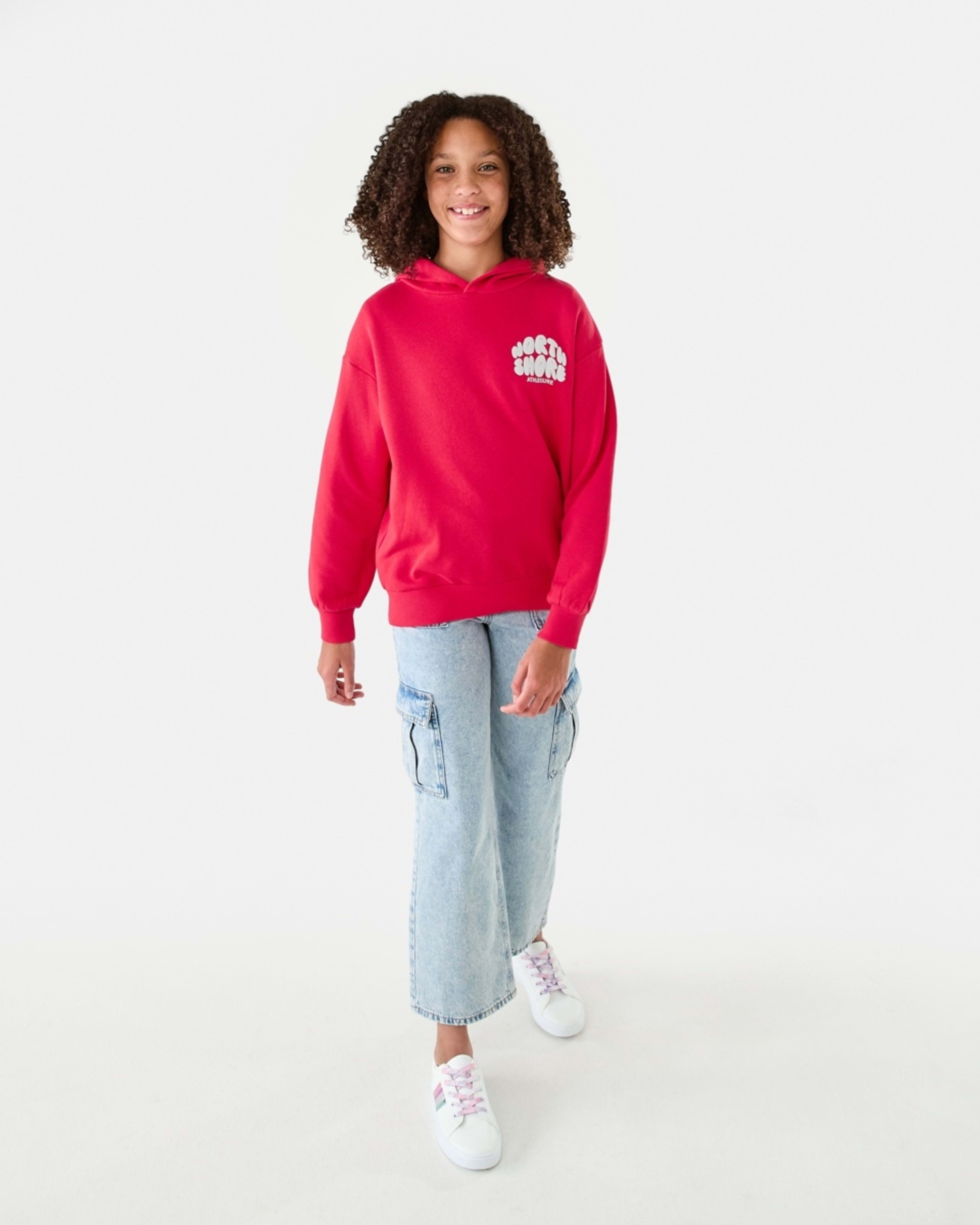 6 Oversized Hoodie Red Slogan, 6 of 9