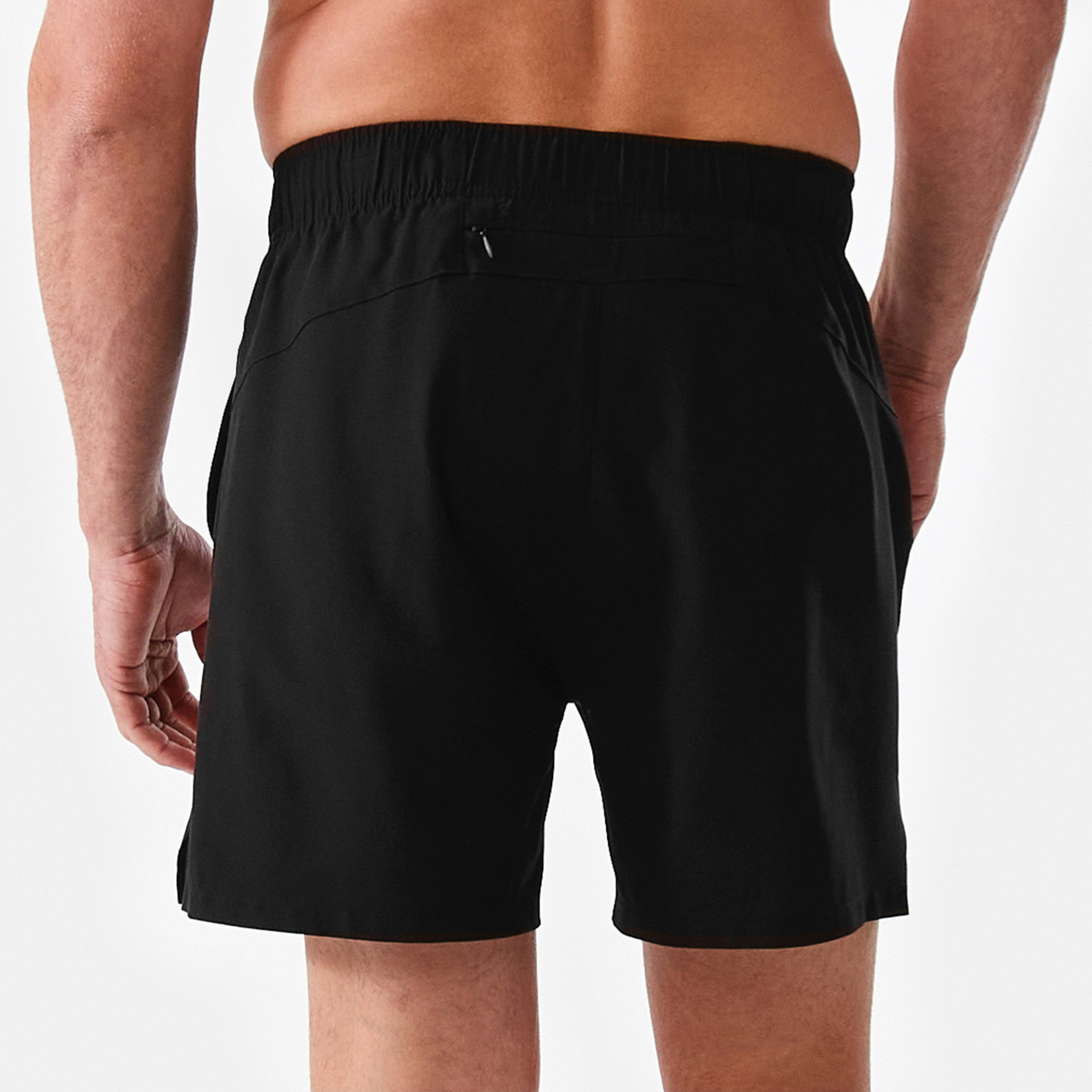 3 Active Mens Woven Stretch Shorts Black, 3 of 8
