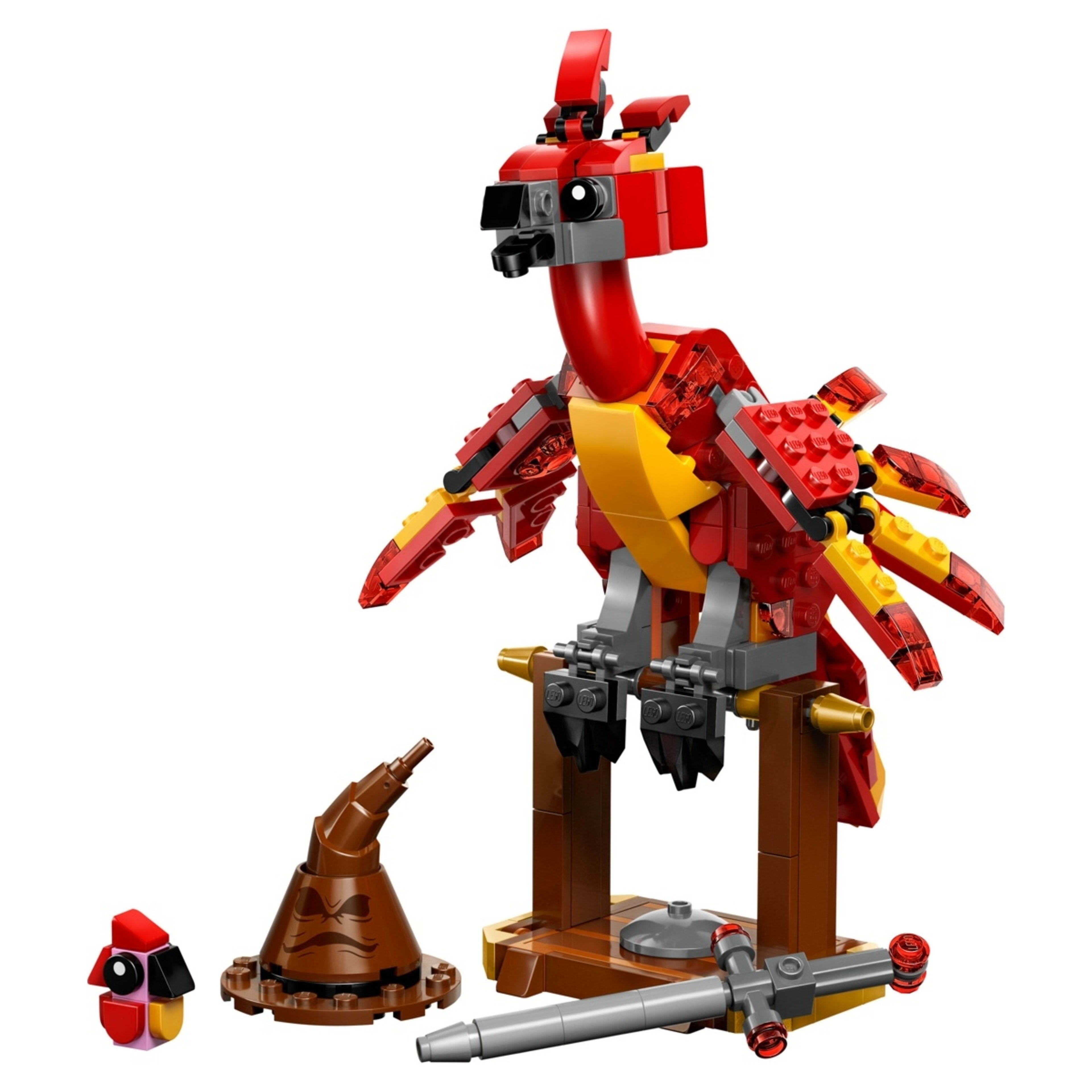 2 LEGO Harry Potter Fawkes: Dumbledore’s Phoenix 76448, 2 of 10