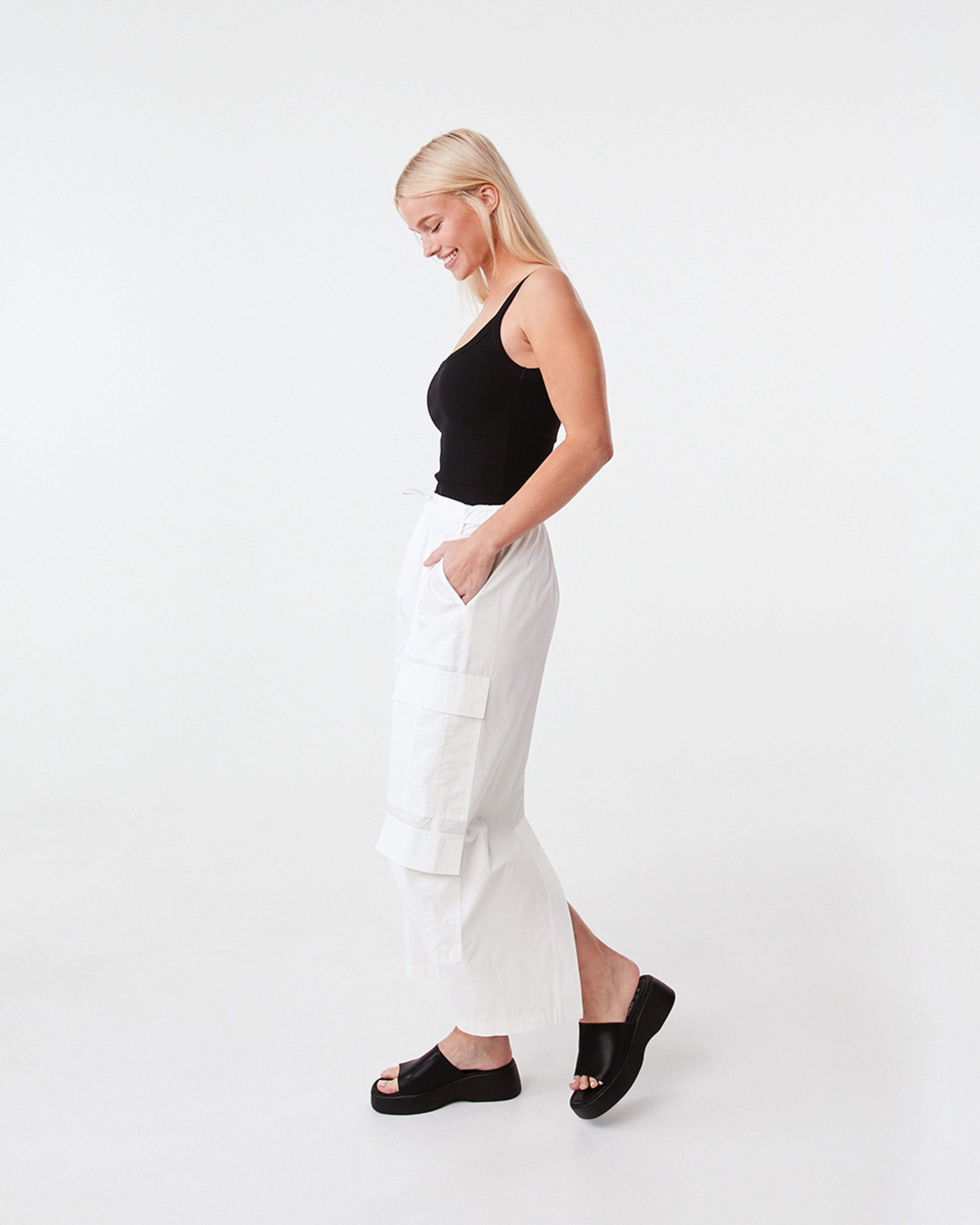 Sleeveless Rib Scoop Cami Top Kmart