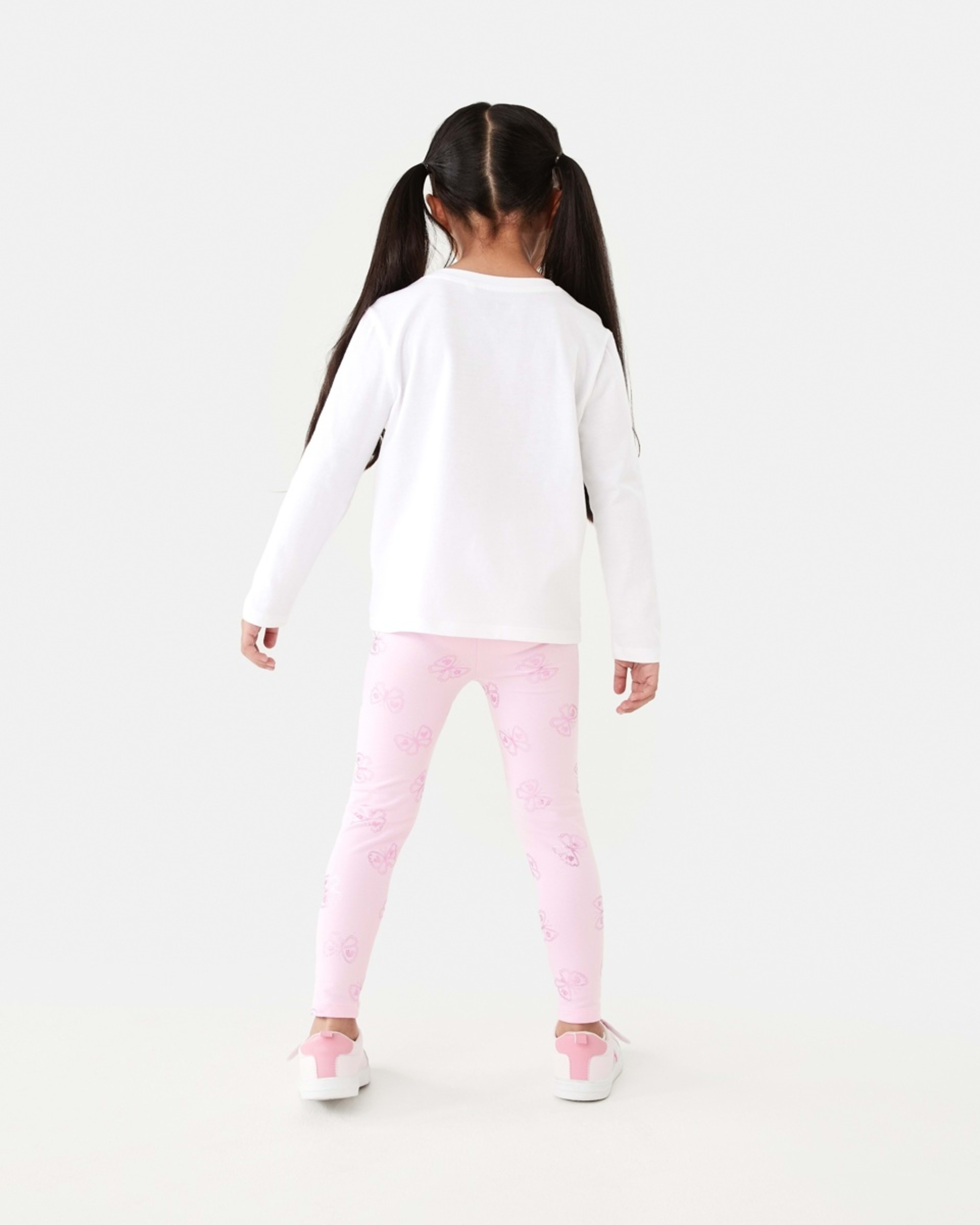 6 Foil Leggings Blossom Butterfly Pearl Pink, 6 of 8