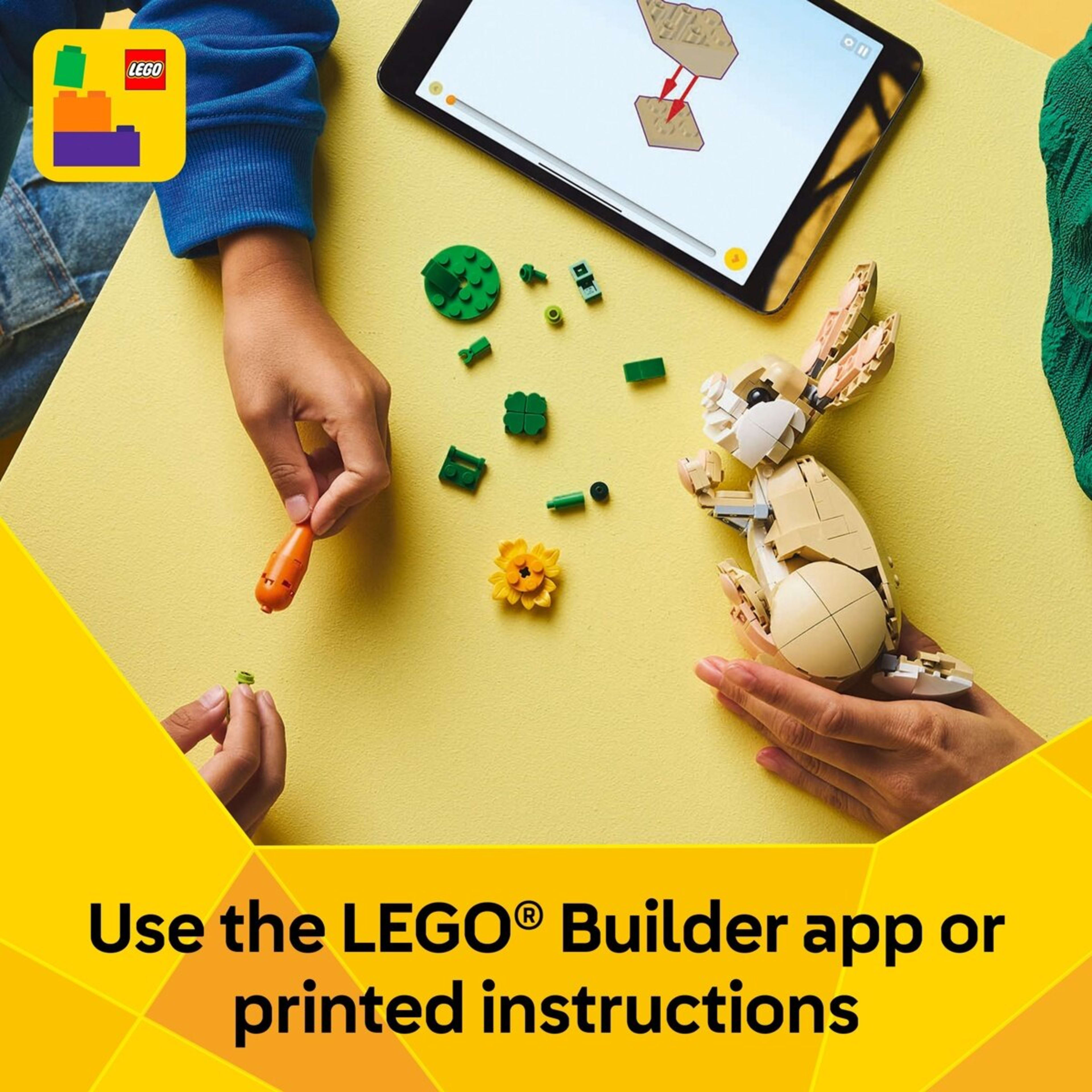 9 LEGO Creator 3-in-1 Cute Bunny 31162, 9 of 10