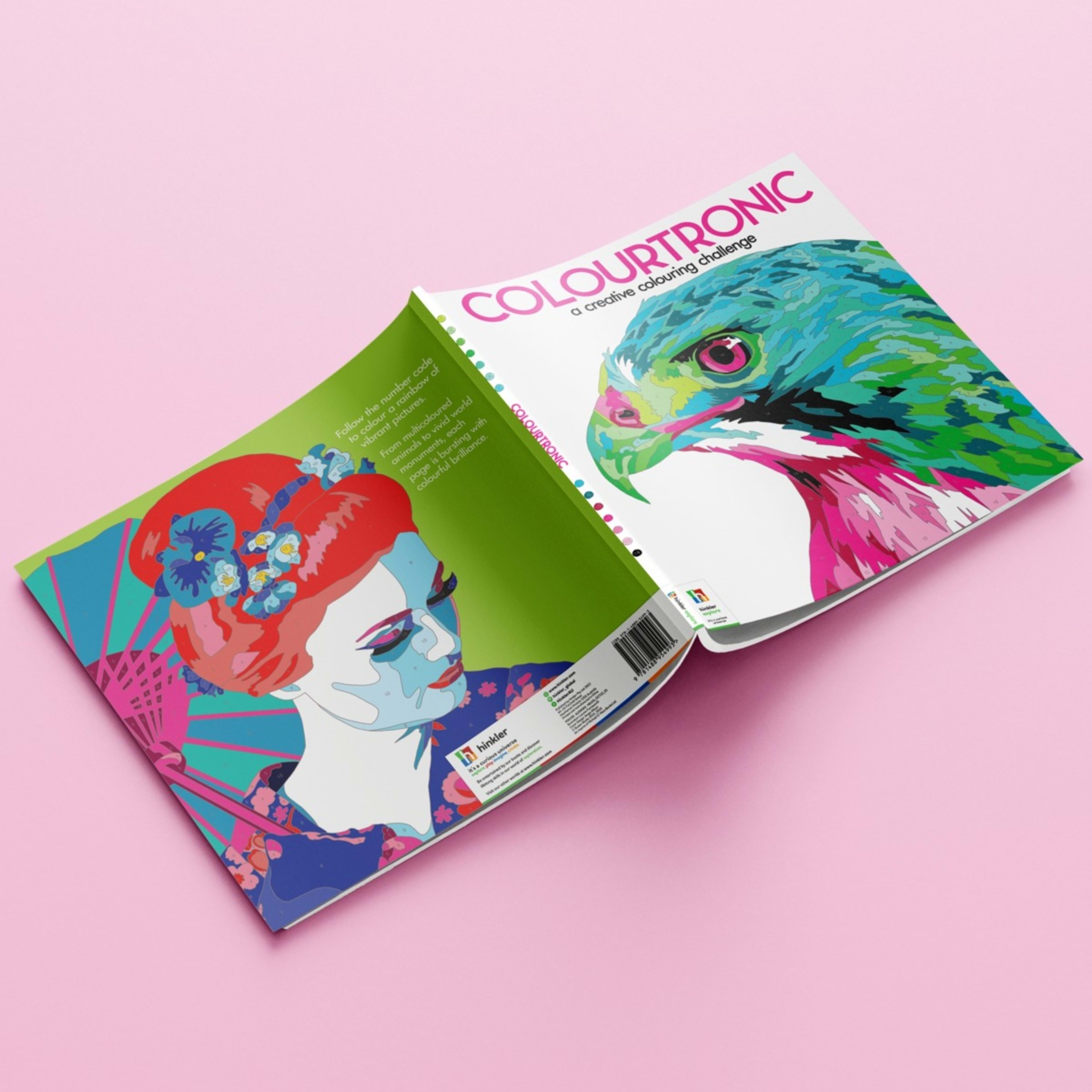 Colourtronic A Creative Colouring Challenge Book Kmart