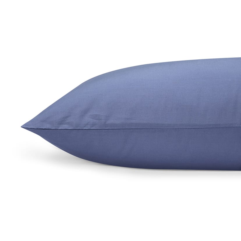 180 Thread Count Sheet Set King Single Bed, Mid Blue Kmart