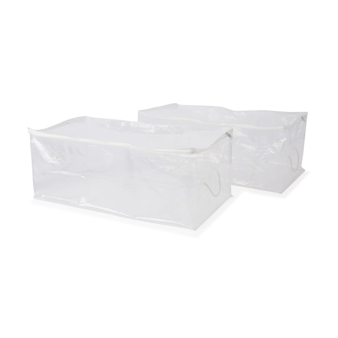 2 Pack Clear Clothing Bags Kmart