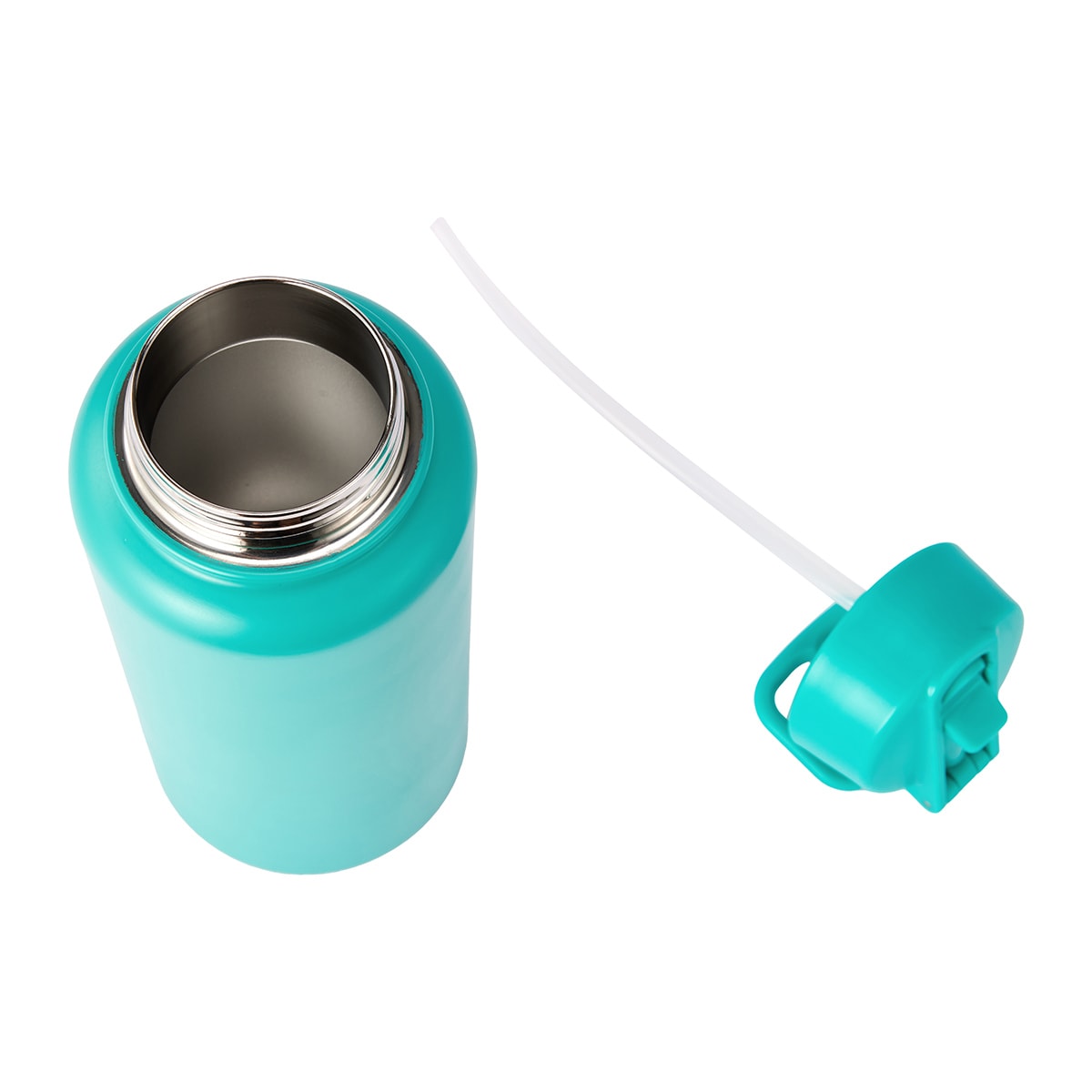 960ml Teal Double Wall Insulated Cylinder Drink Bottle Kmart