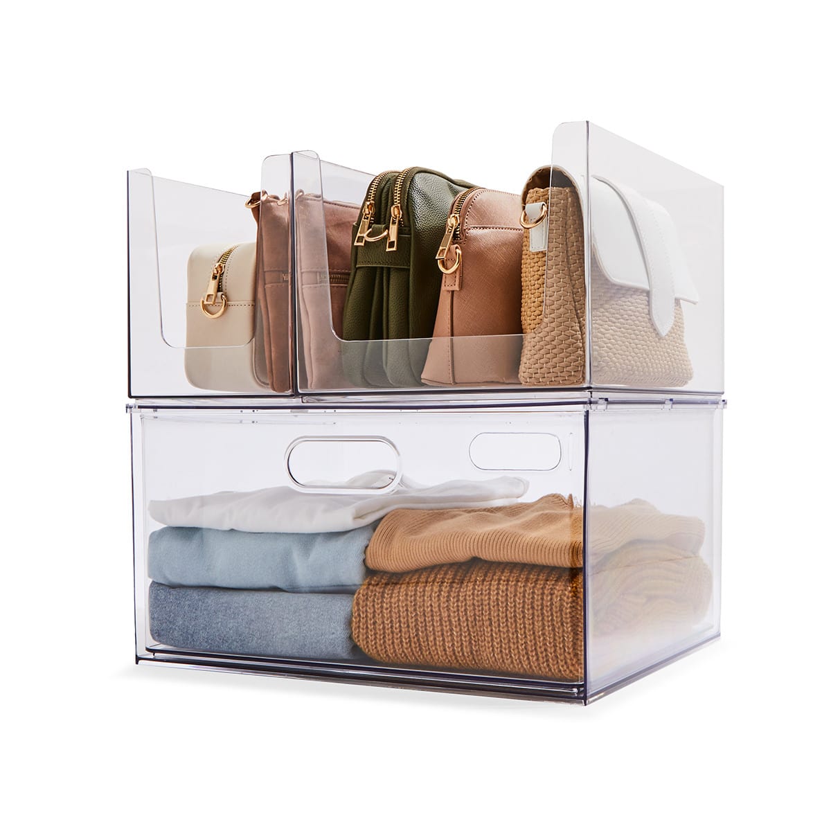 16L Clear Open Front Bin - Kmart