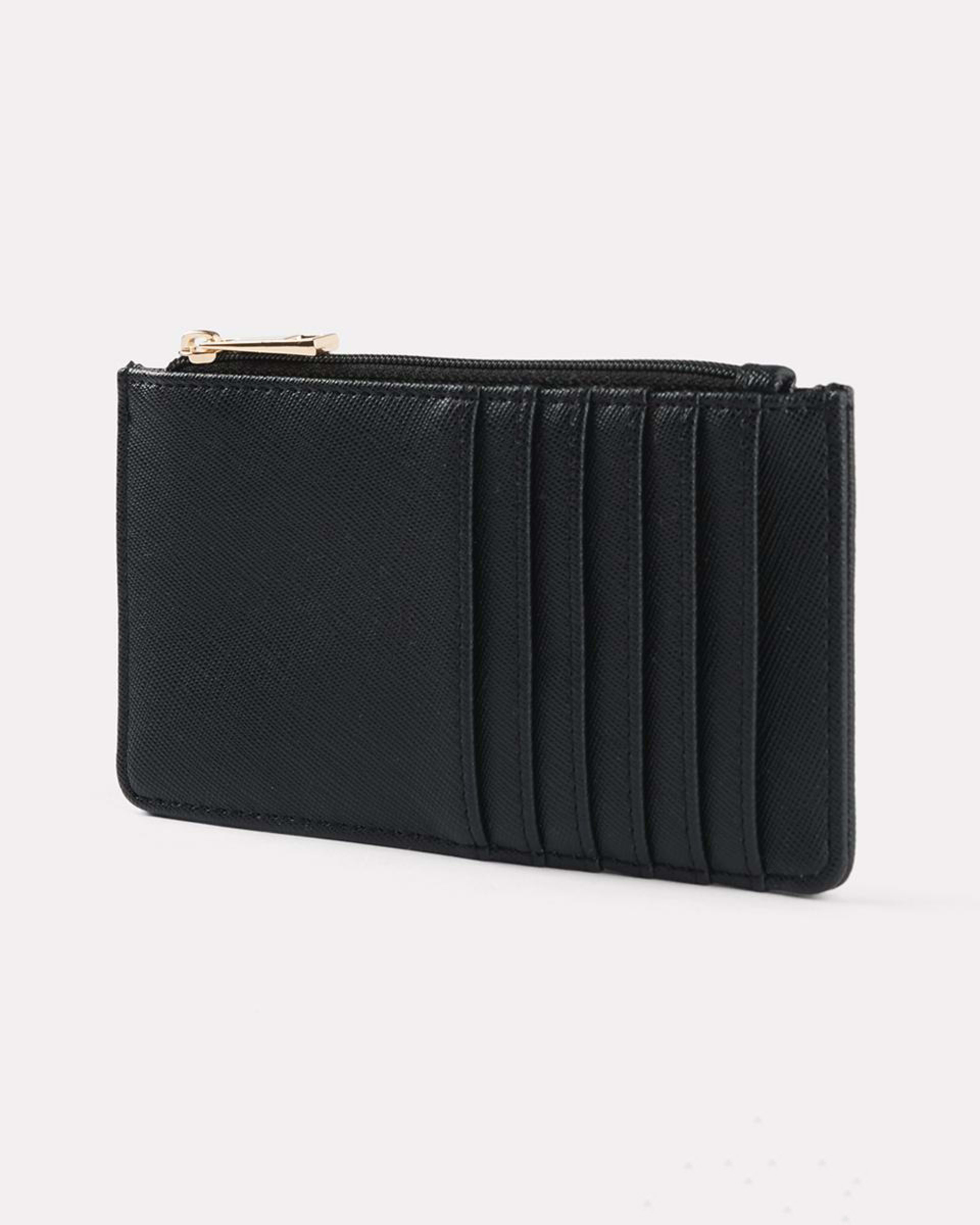1 Zip Card Purse BLACK