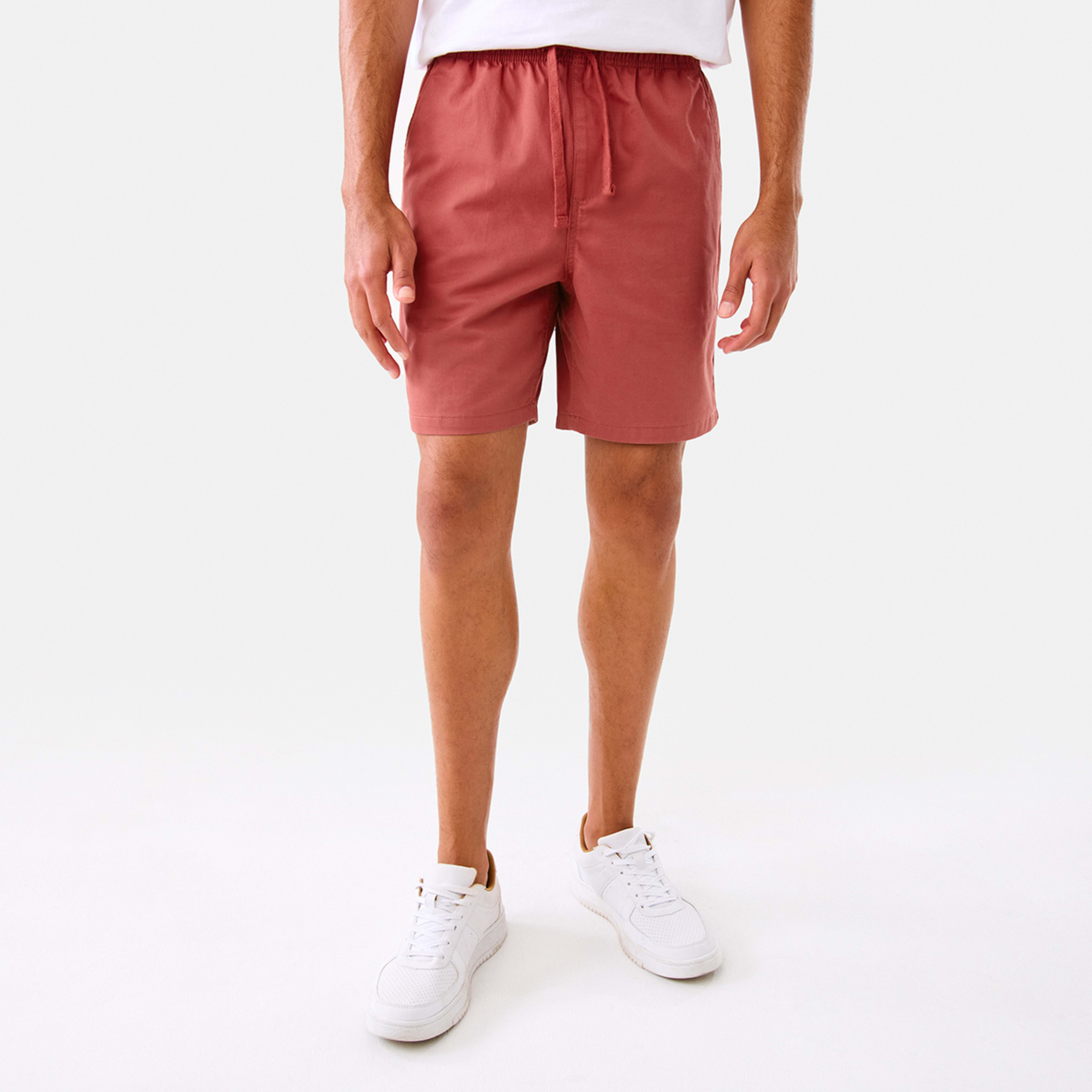 6 Solid Volley Shorts Red Msala, 6 of 6