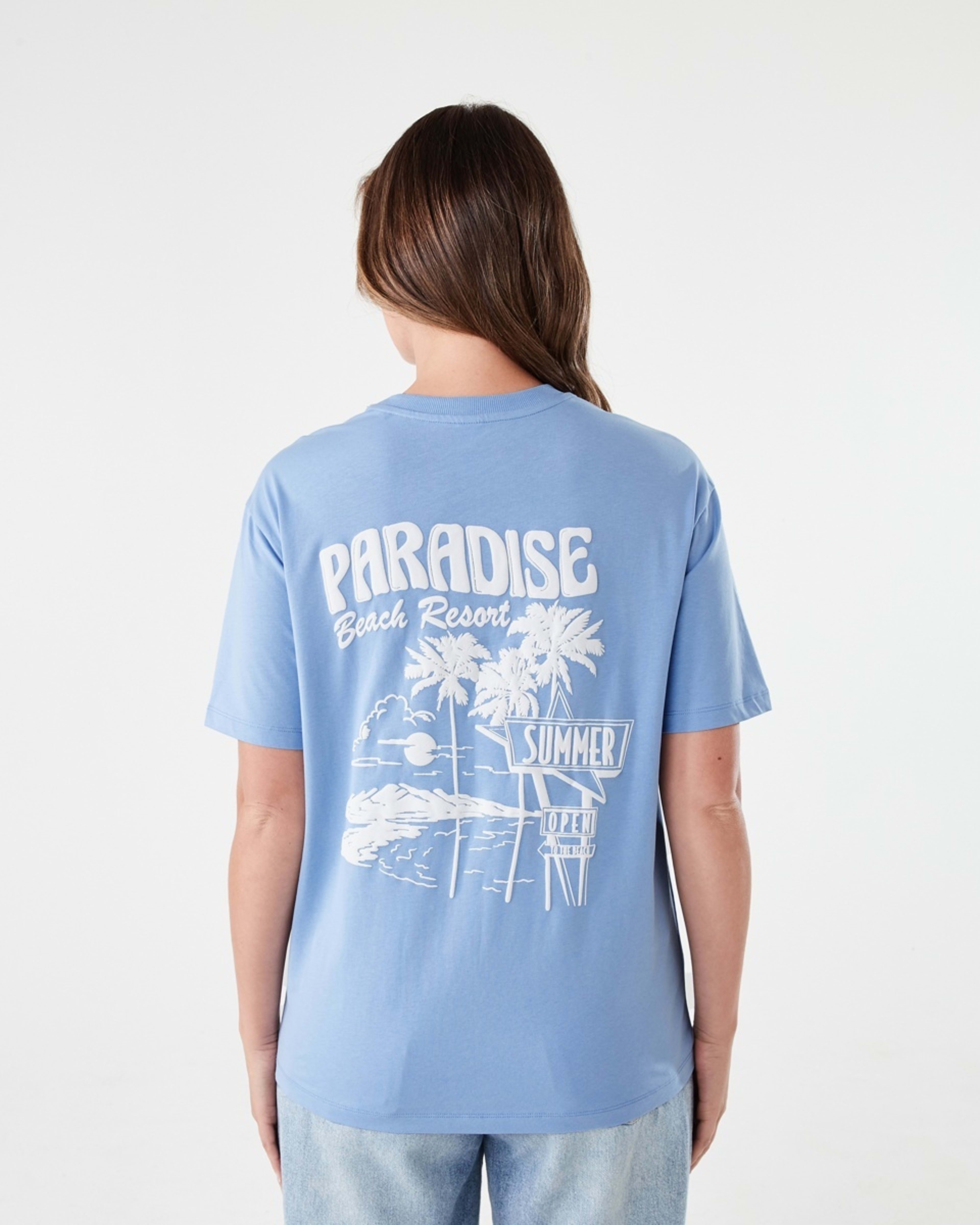 3 Short Sleeve Oversized Boyfriend T-shirt Paradise, 3 of 6