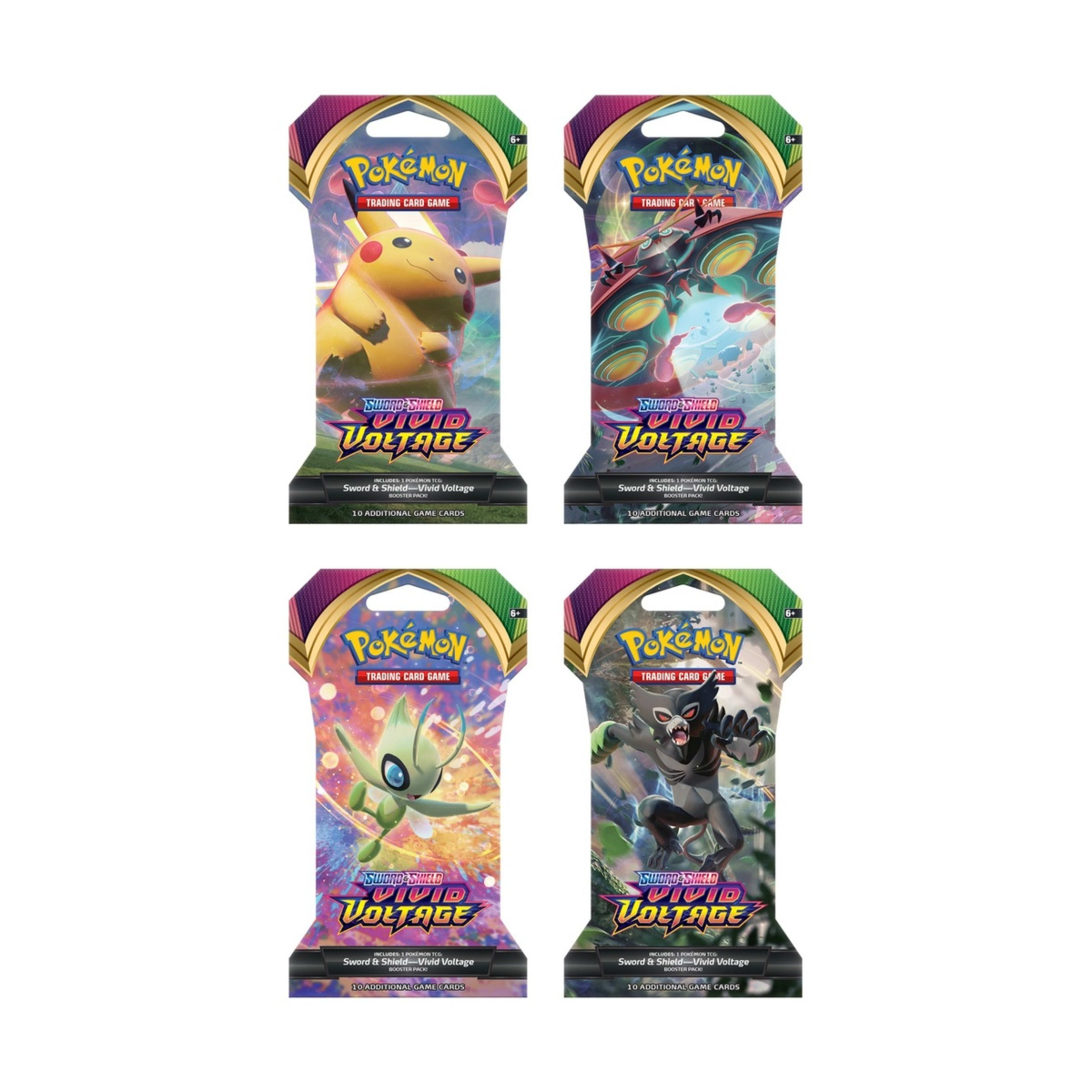Pokemon Trading Card Game Sword & Shield Vivid Voltage Booster Pack Assorted Kmart
