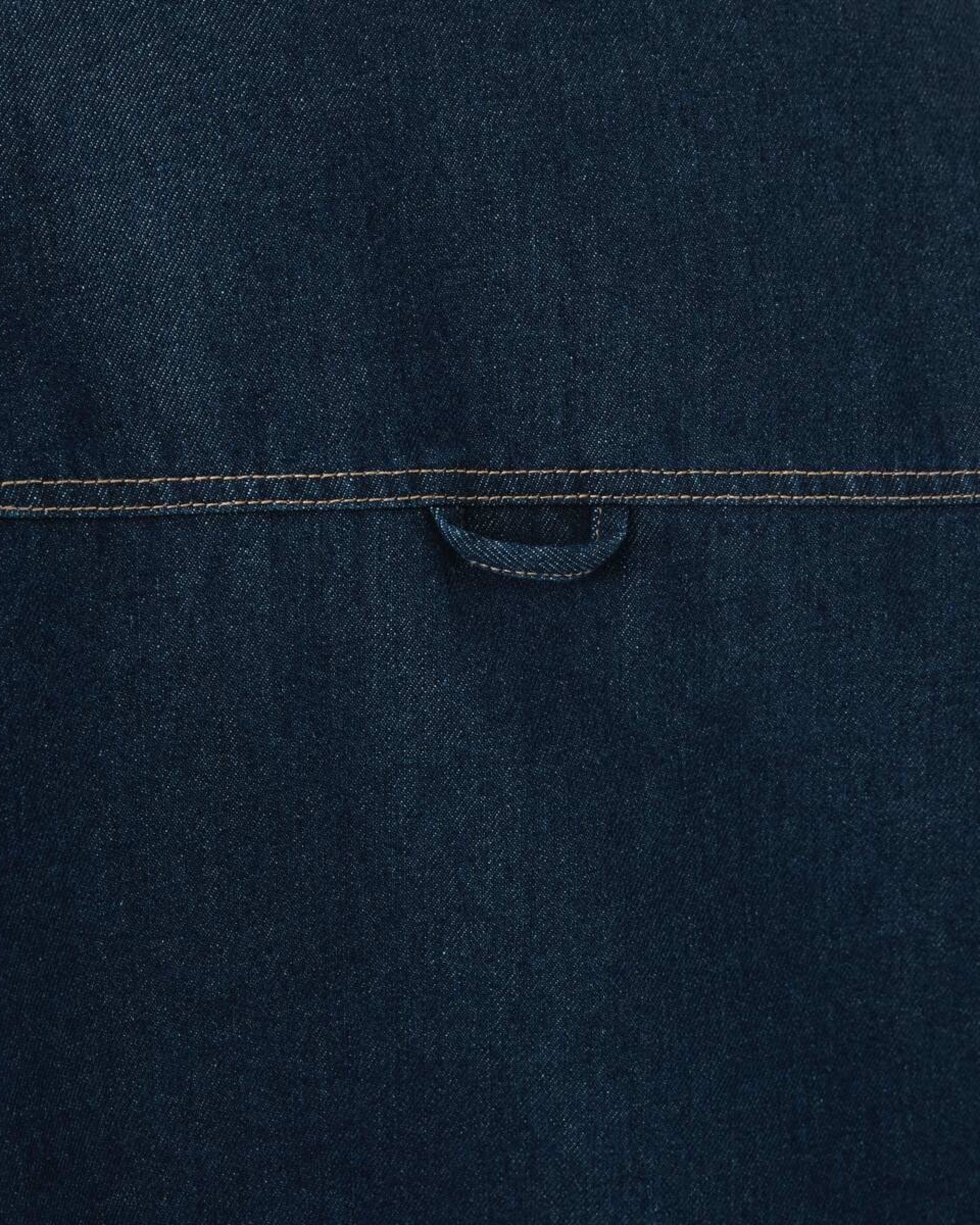 8 Long Sleeve Denim Shirt Dark Wash, 8 of 8