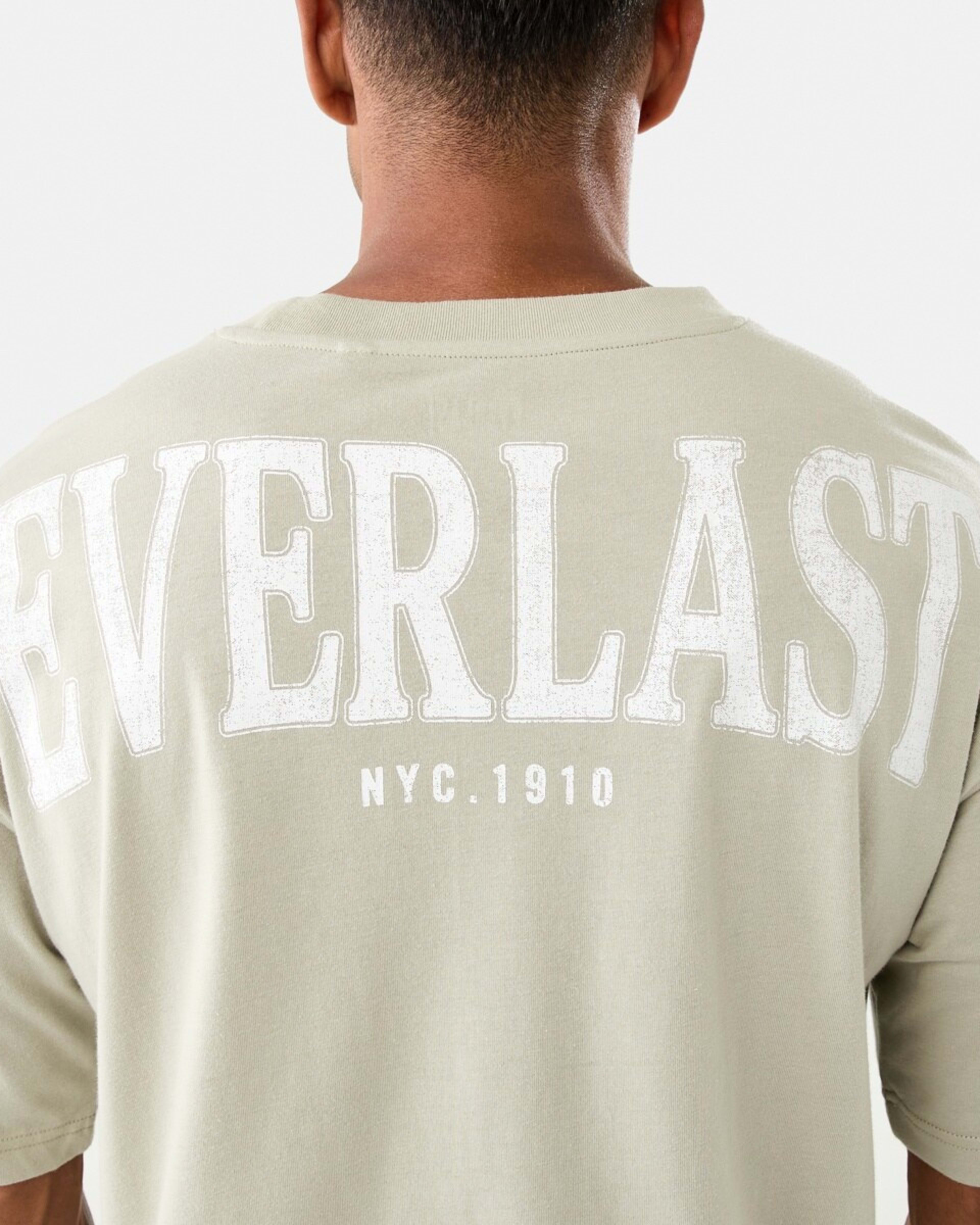 6 Everlast Mens Crew Neck T-shirt Bone, 6 of 7