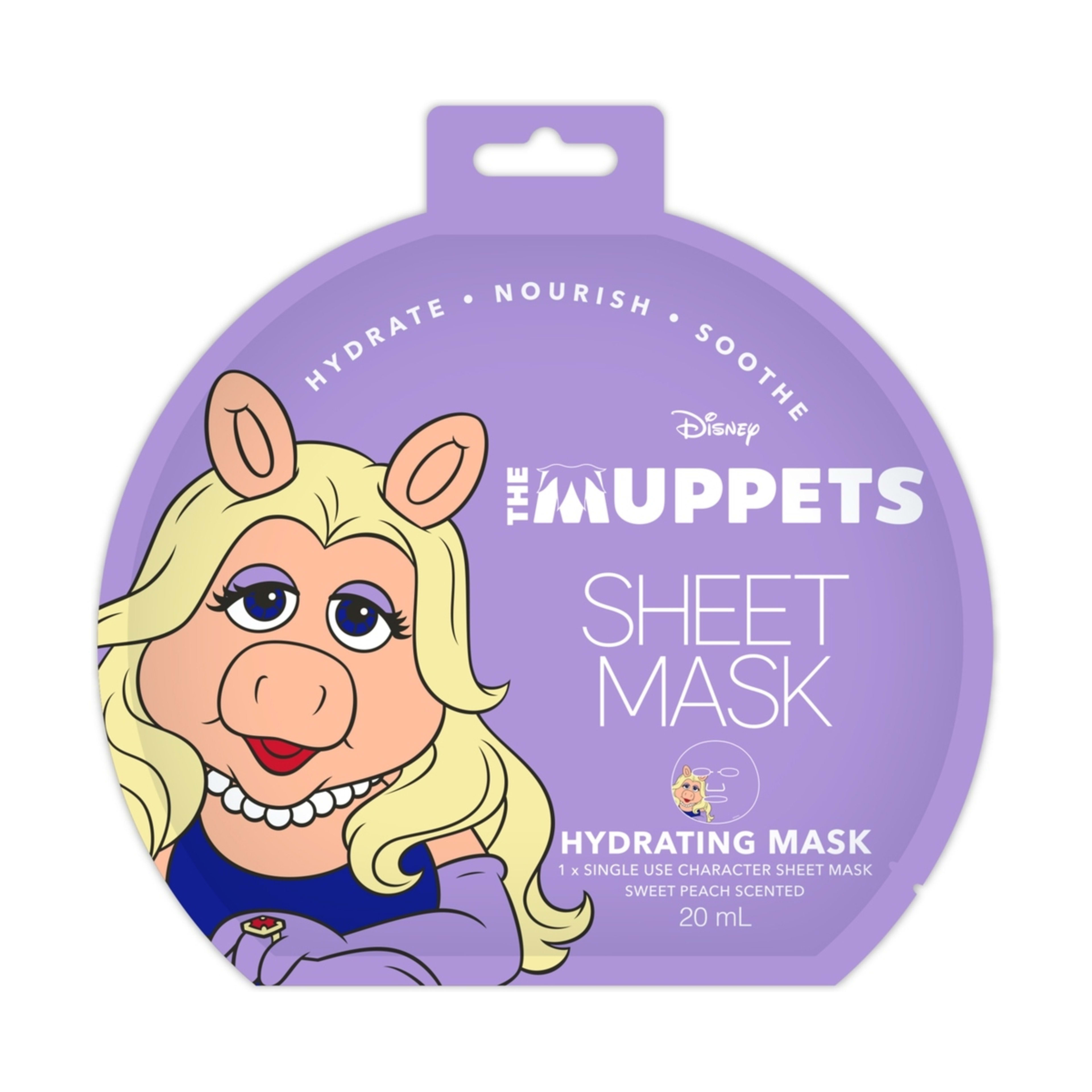 1 Disney The Muppets Hydrating Sheet Mask 20ml - Sweet Peach Scent