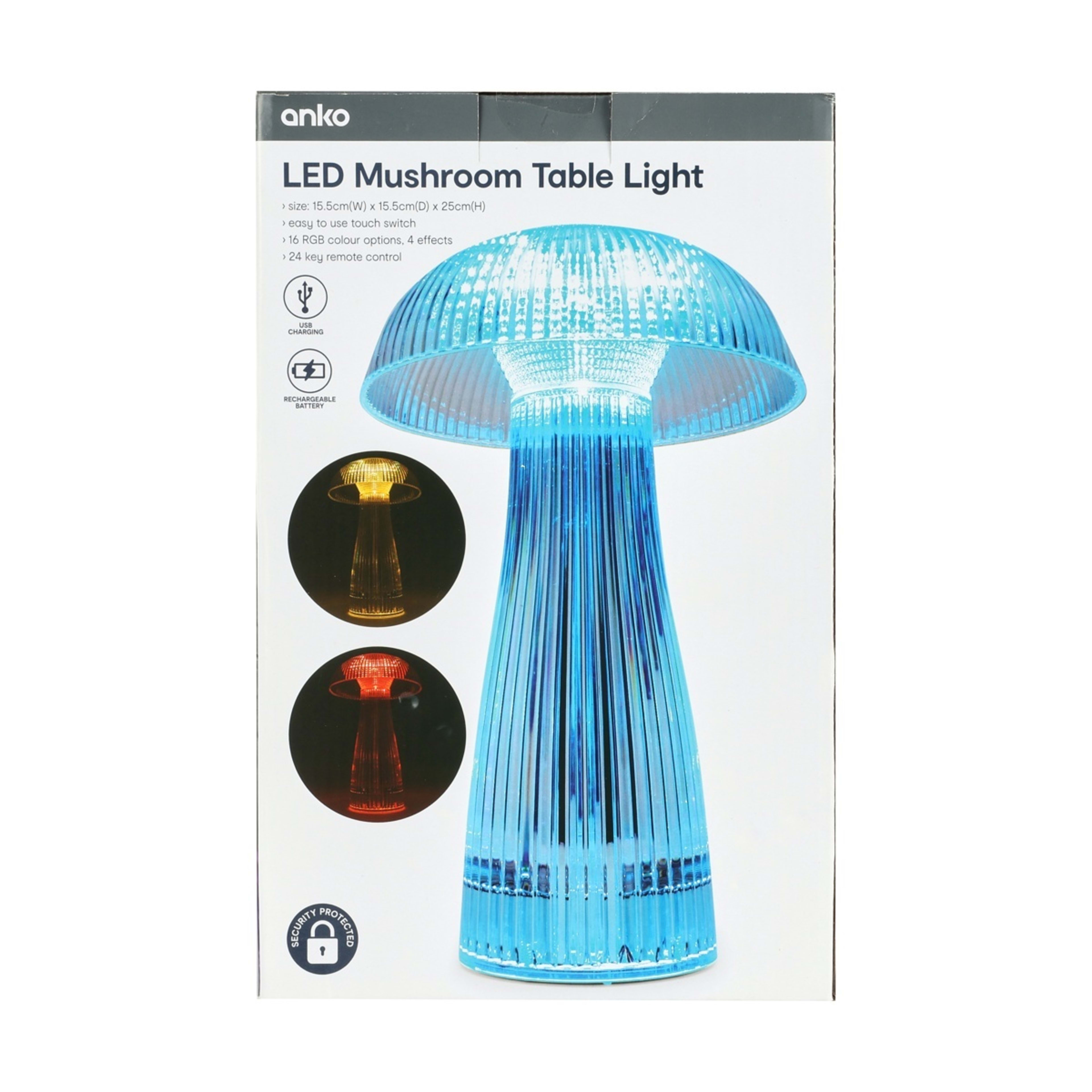 10 LED Mushroom Table Lamp, 10 of 10