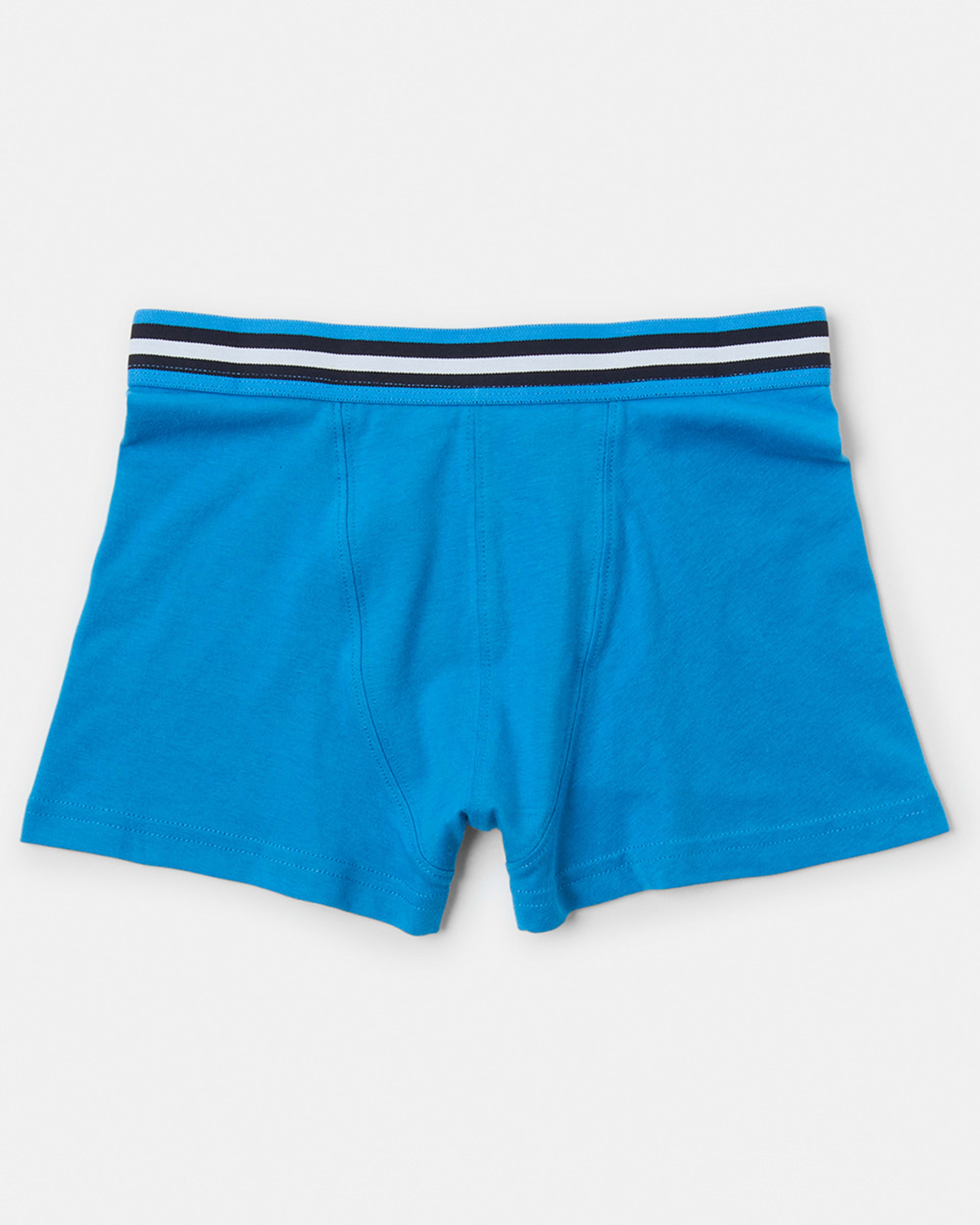 3 7 Pack Attached Elastic Trunks BLUES STRIPE, 3 of 10