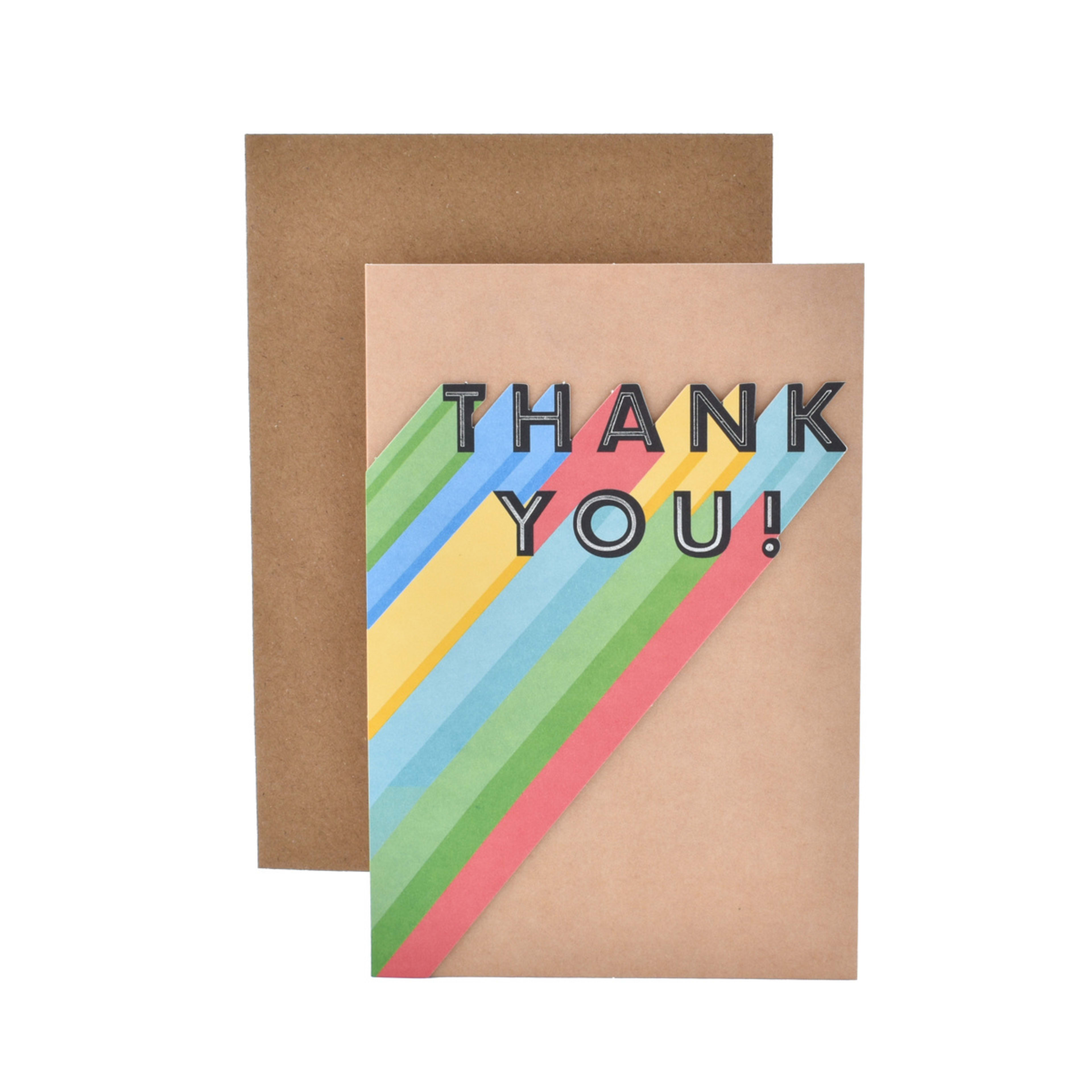 Hallmark Thank You Card Colourful Thanks Kmart