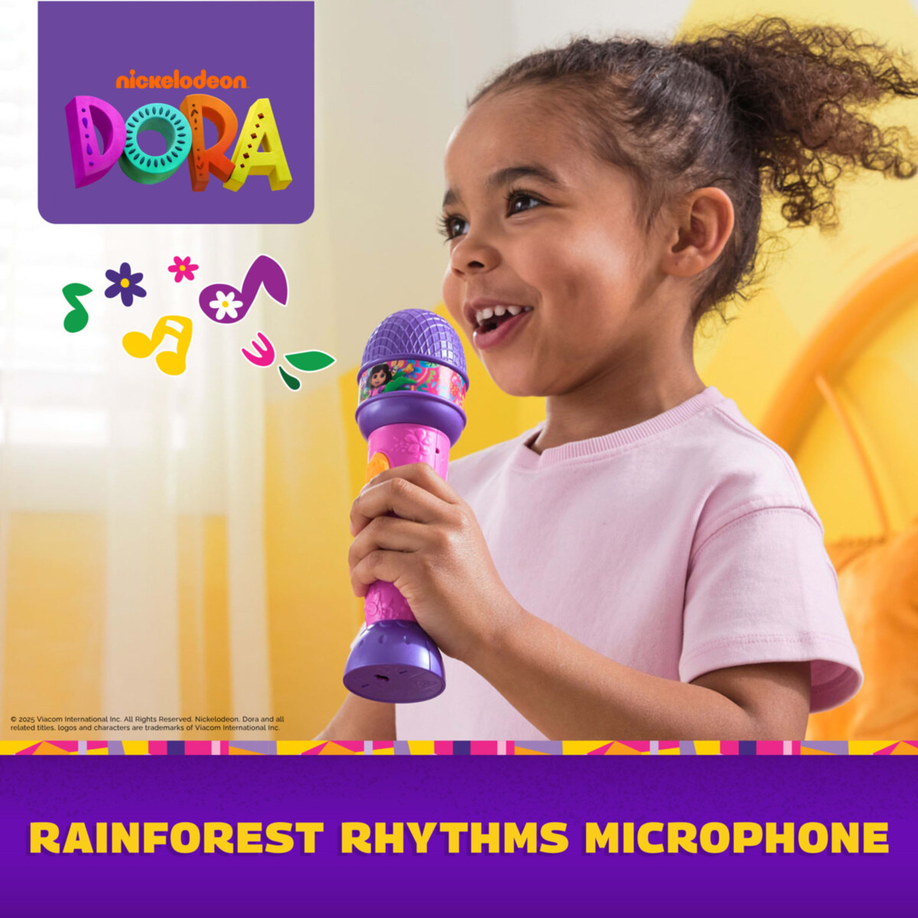 3 Nickelodeon Dora Rainforest Rhythms Microphone, 3 of 8