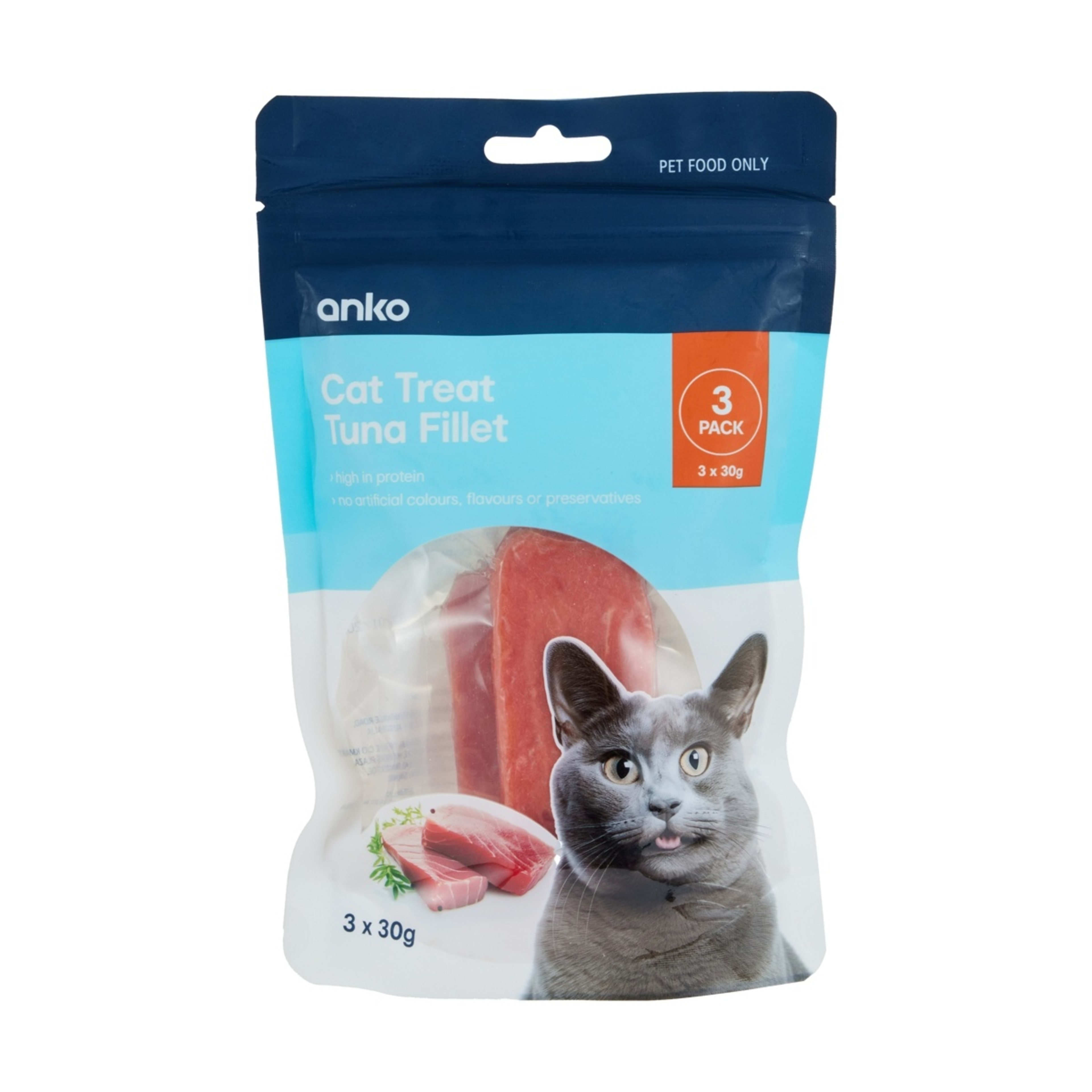 1 3 Pack Cat Treat Fillets Tuna