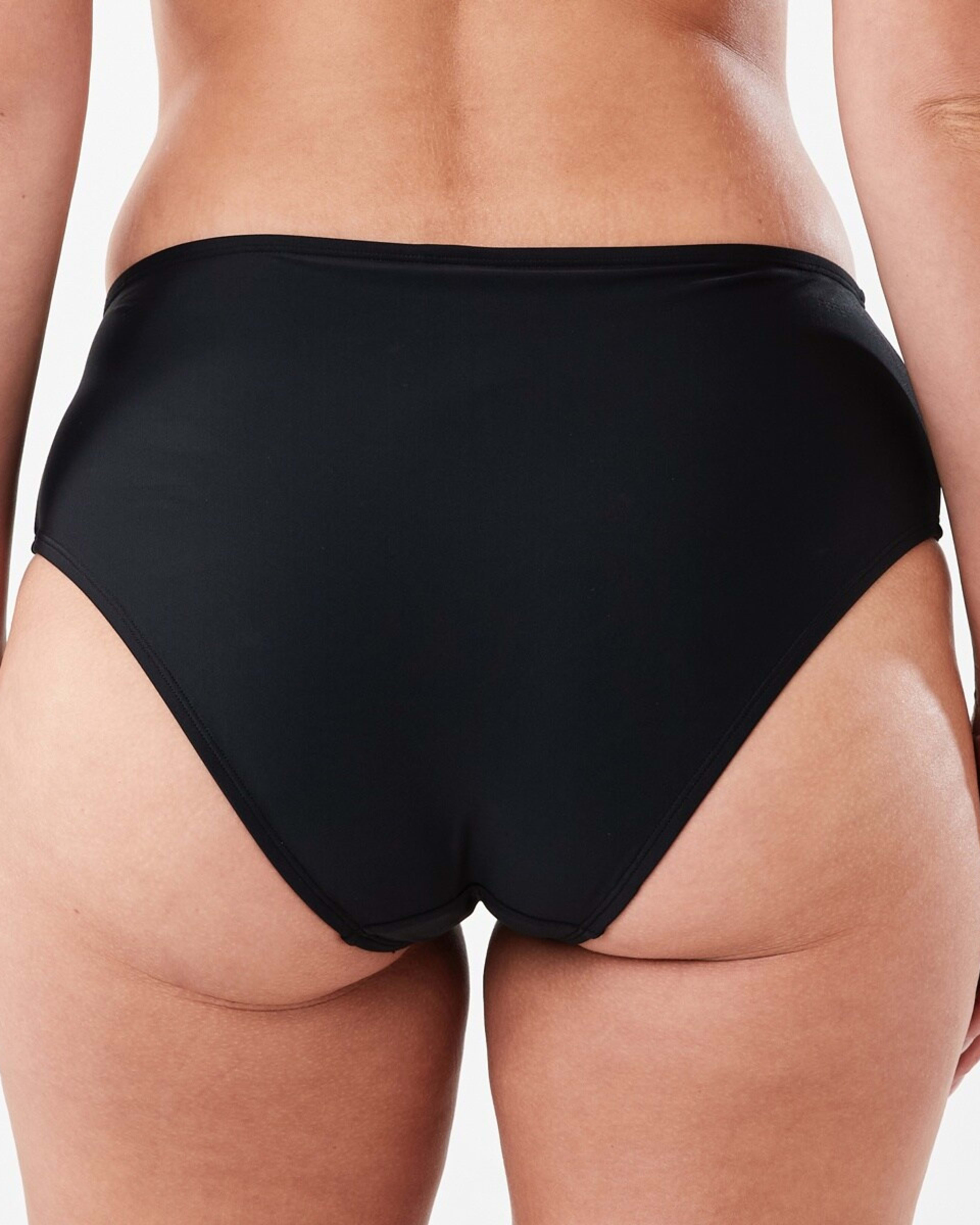 3 High Waisted Bikini Briefs BLACK, 3 of 6