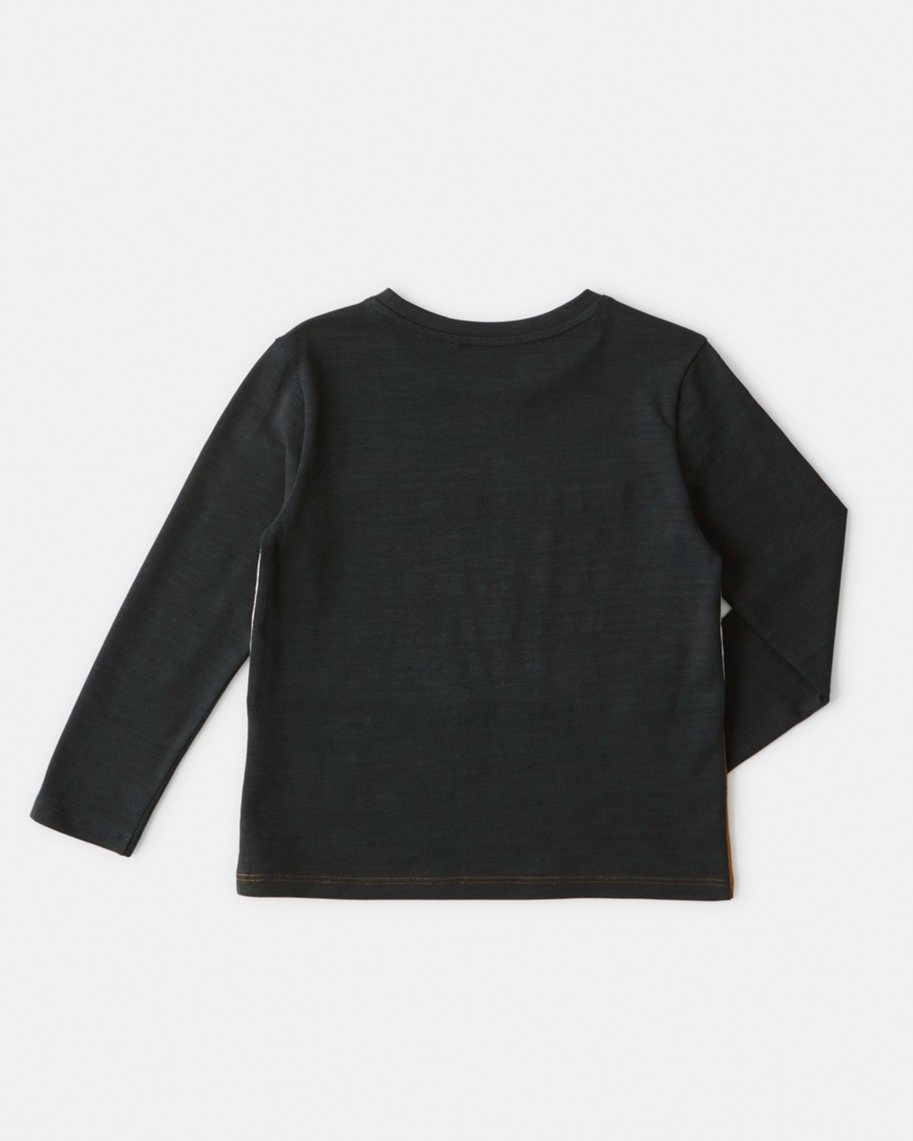 8 Long Sleeve Panel T-shirt Wood Grey, 8 of 8