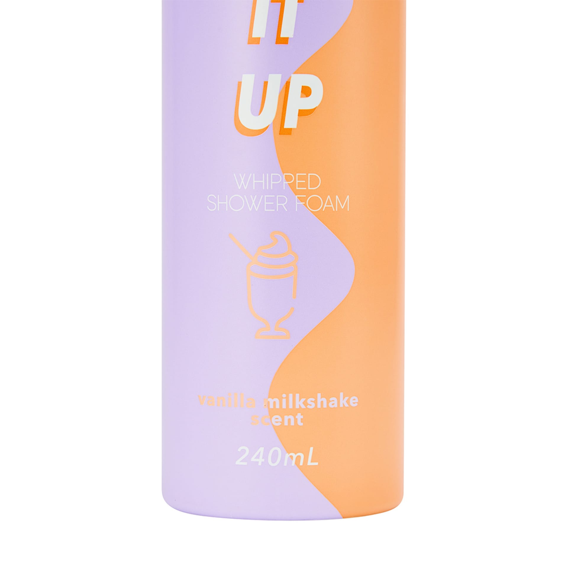 Whip It Up Whipped Shower Foam 240ml Vanilla Milkshake Scent Kmart