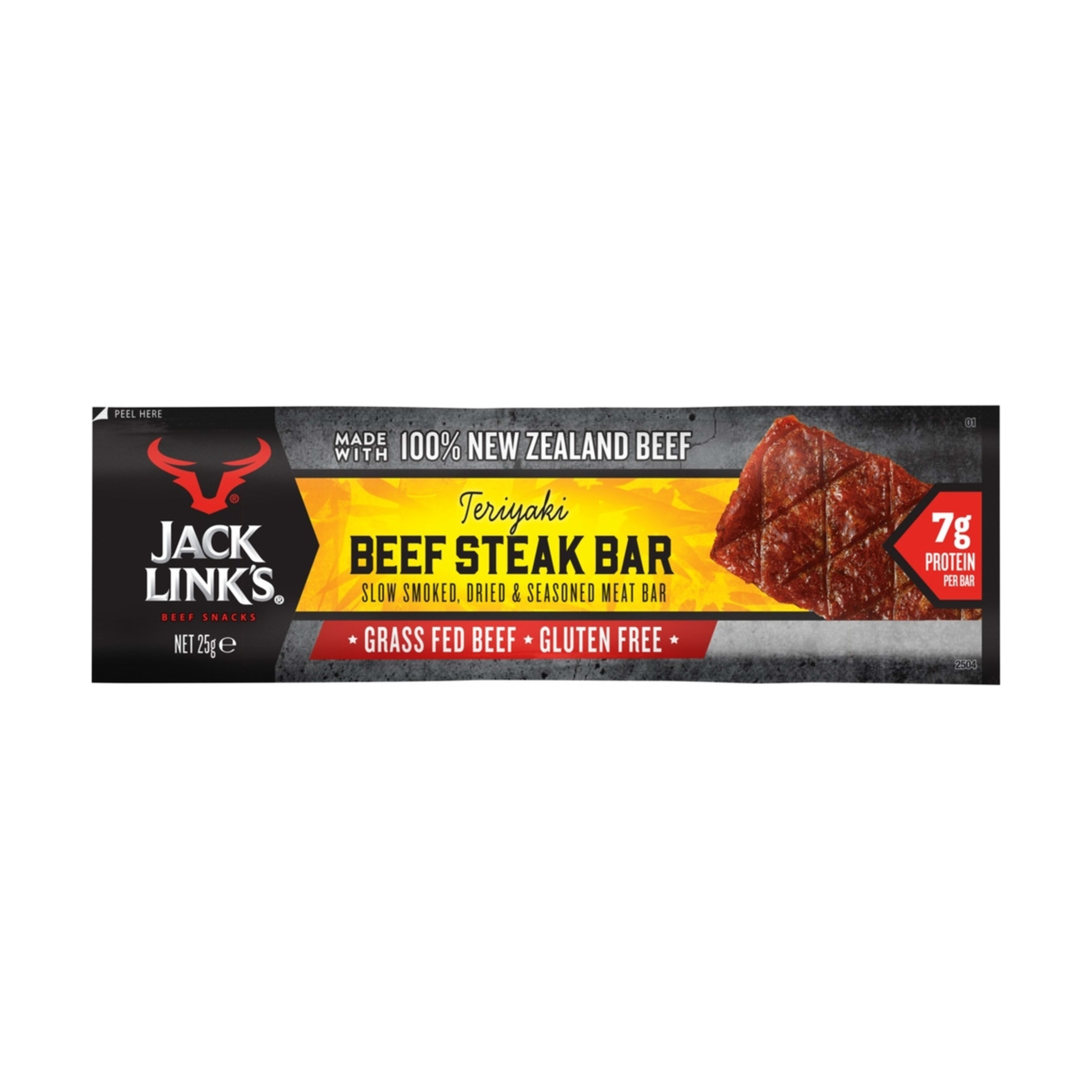 1 Jack Link's Teriyaki Beef Steak Bar 25g