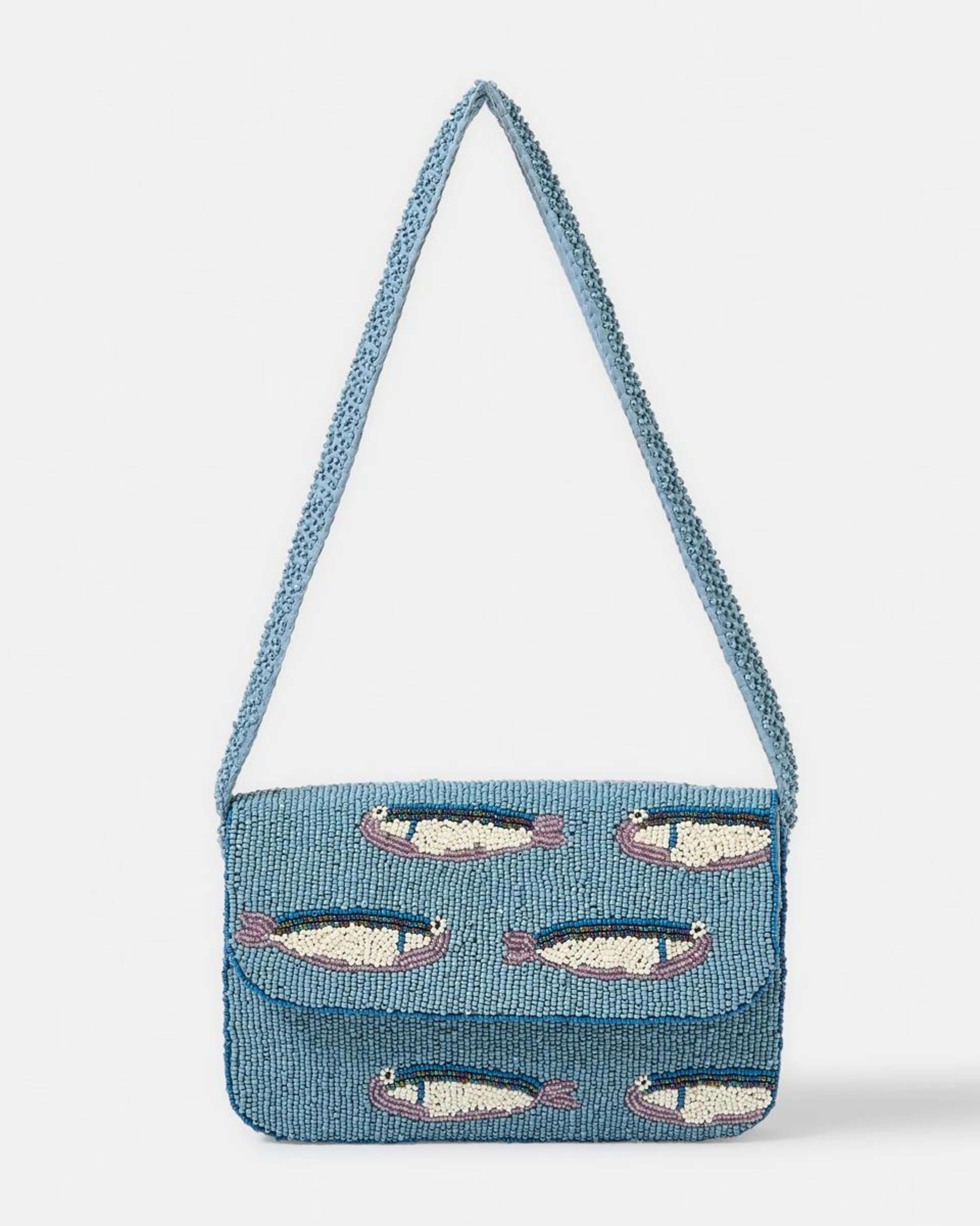 1 Beaded Shoulder Bag Sardines, 1 of 5