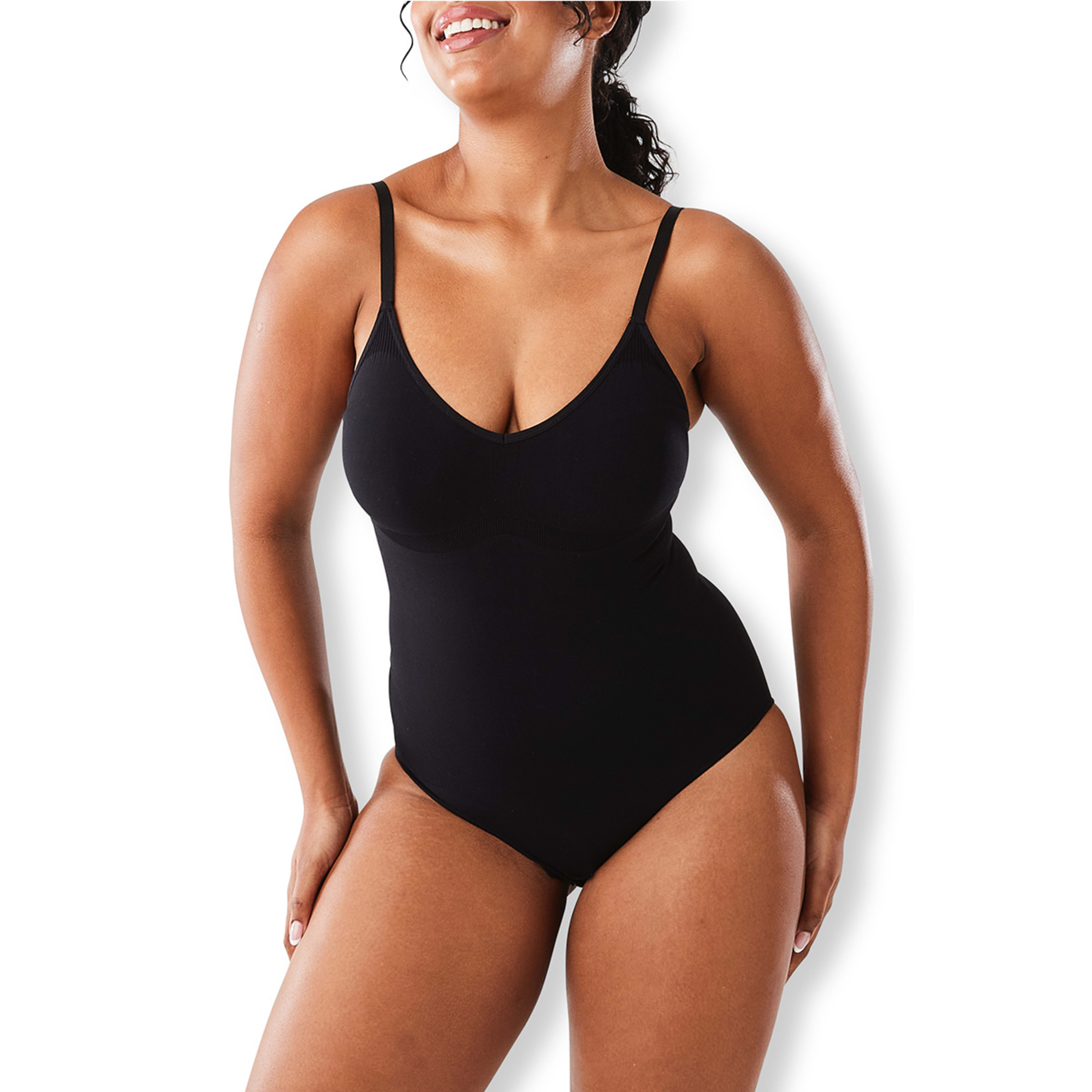 1 Seamfree Bodysuit Black, 1 of 8