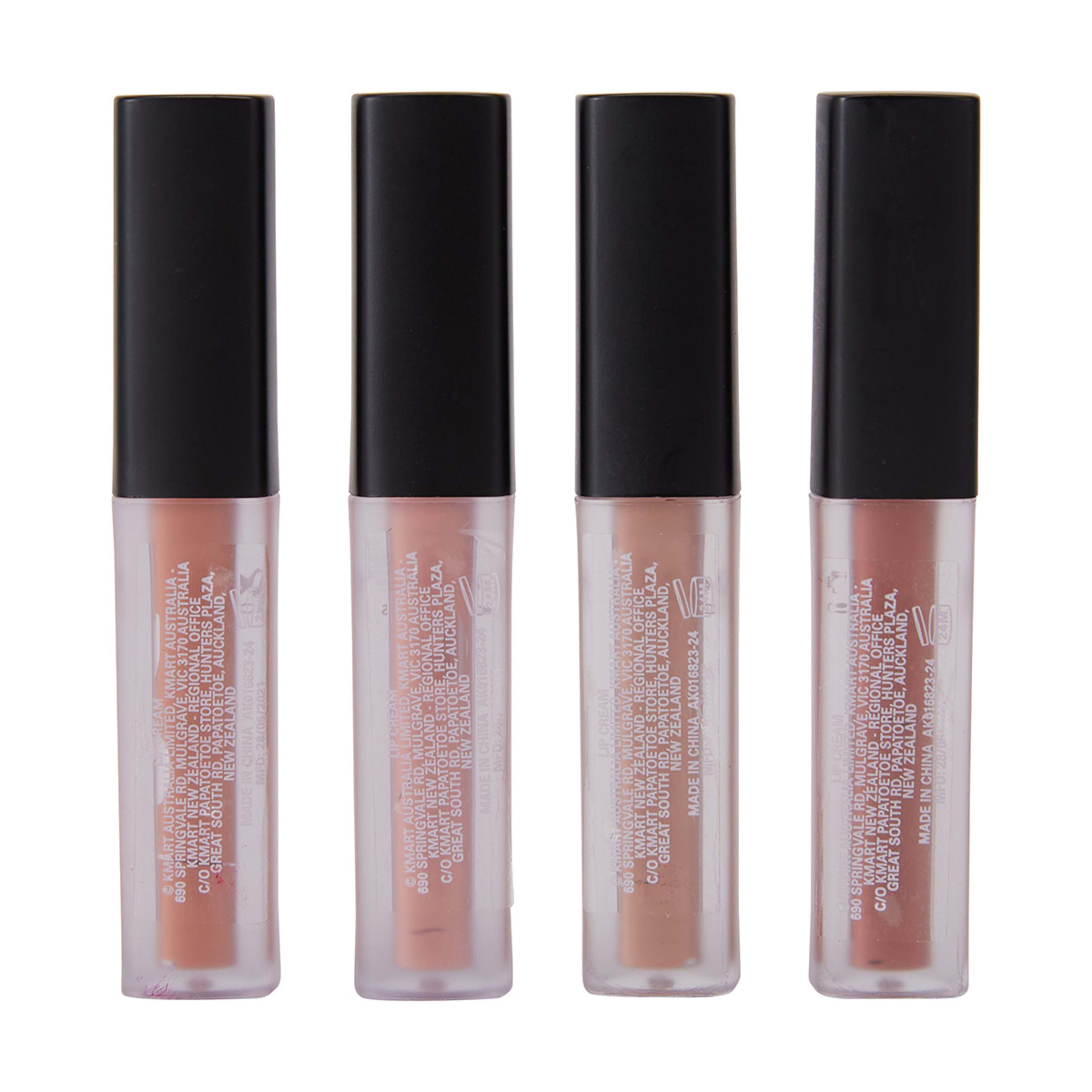 6 OXX Cosmetics 4 Piece Liquid Lip Demi Matte Liquid Lipstick - Nude, 6 of 7