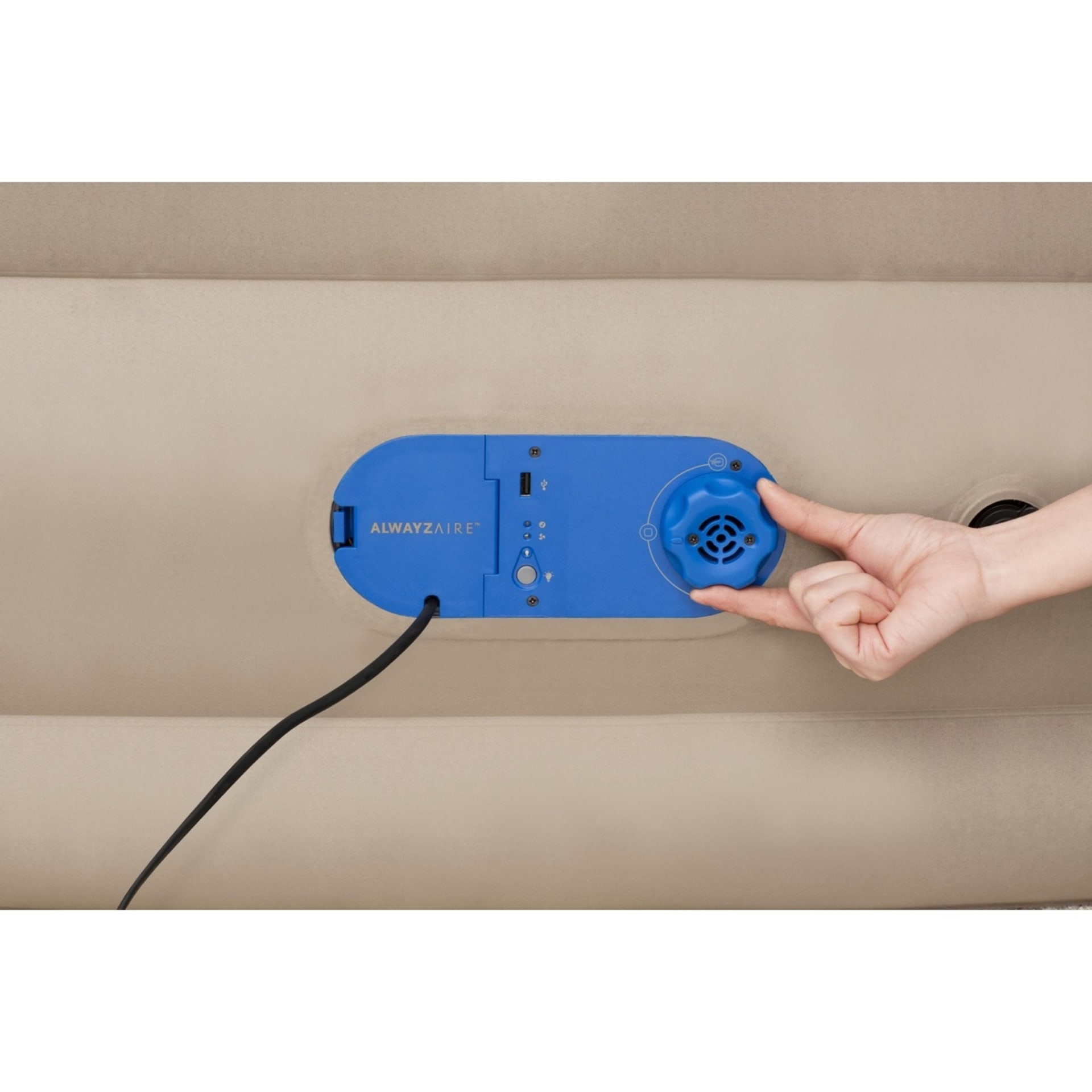 AlwayzAire Airbed with Builtin Pump Queen Size Kmart