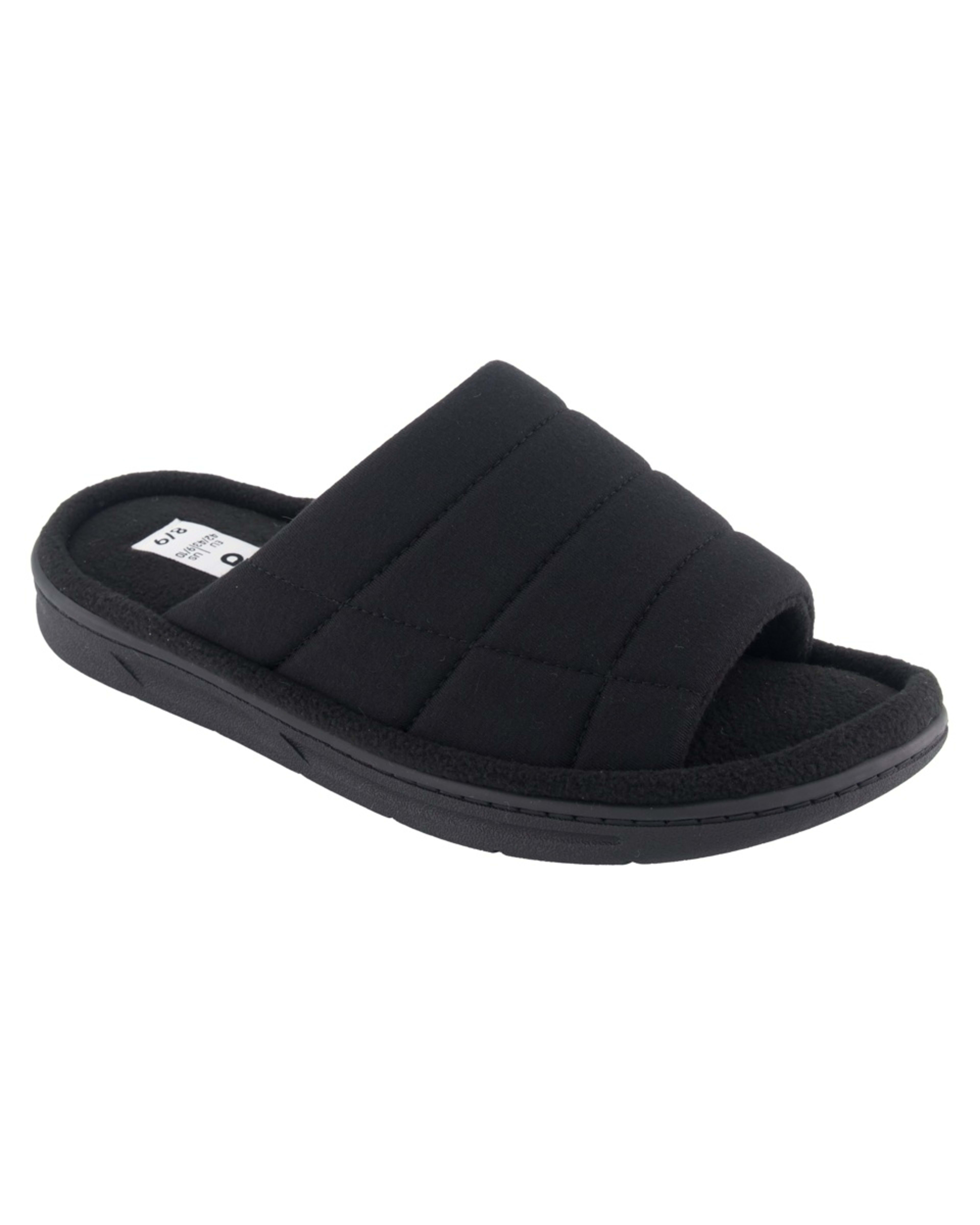 1 Slipper Slides BLACK