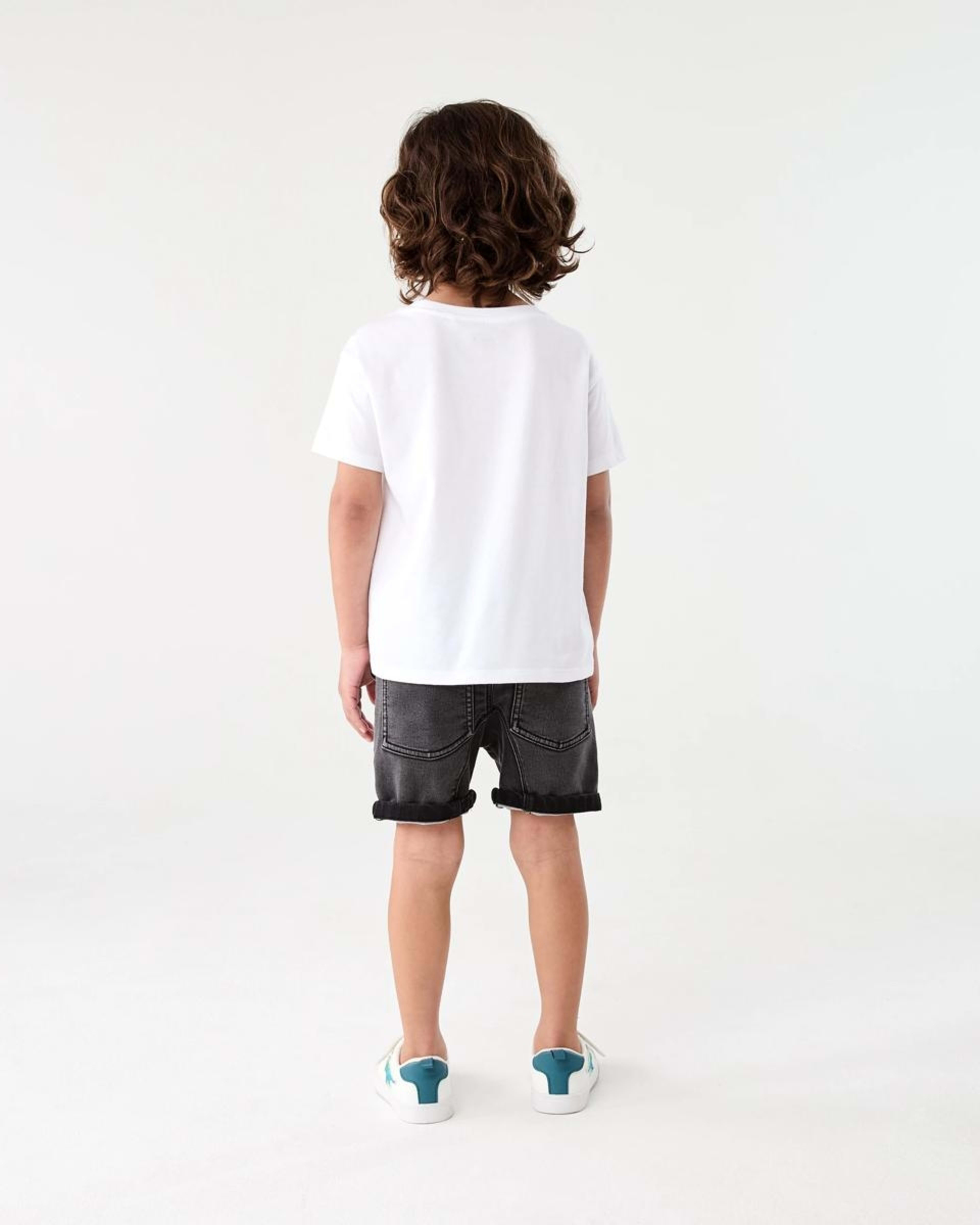 7 Moto Denim Shorts BLACK WASH, 7 of 7