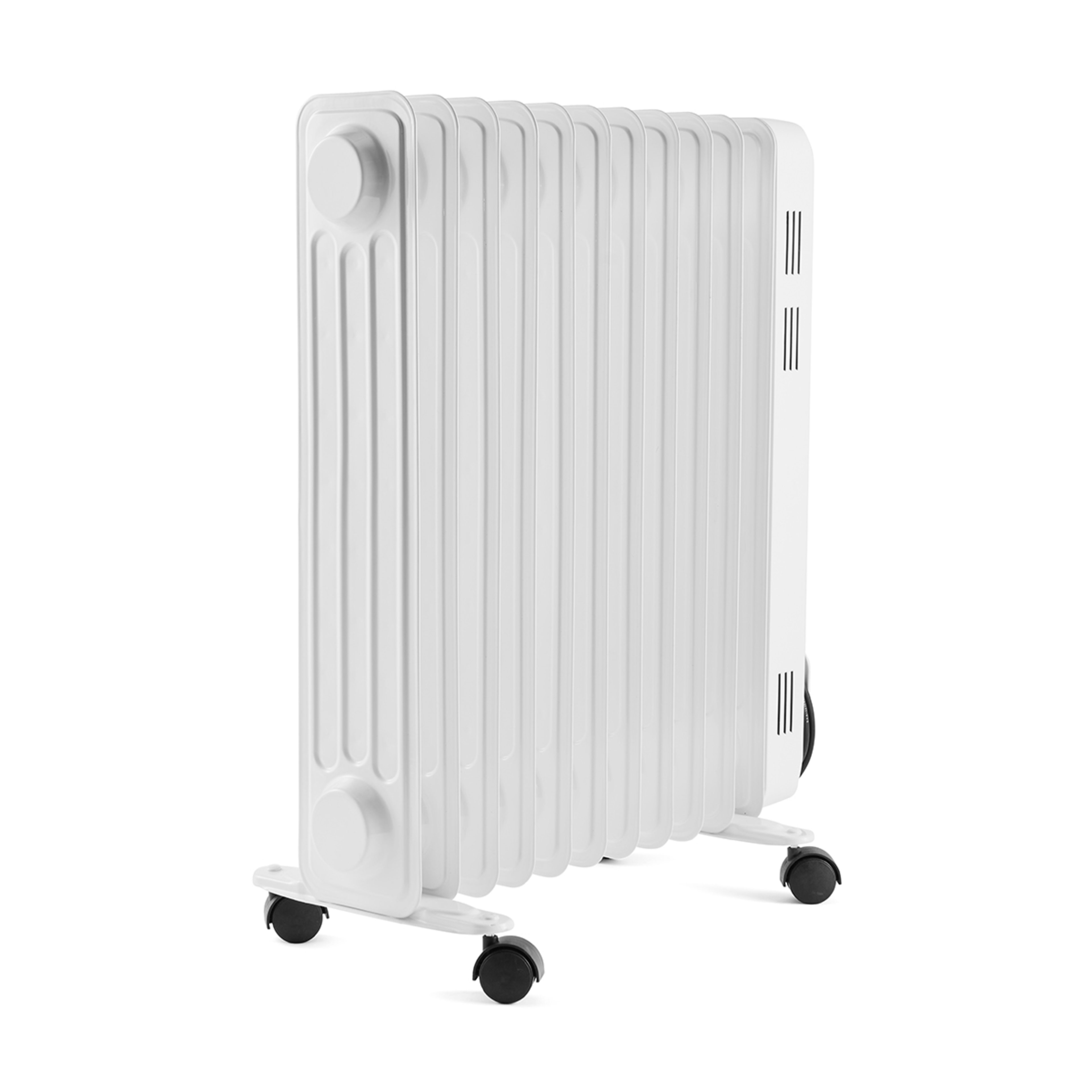 11 Fin Oil Heater White Kmart