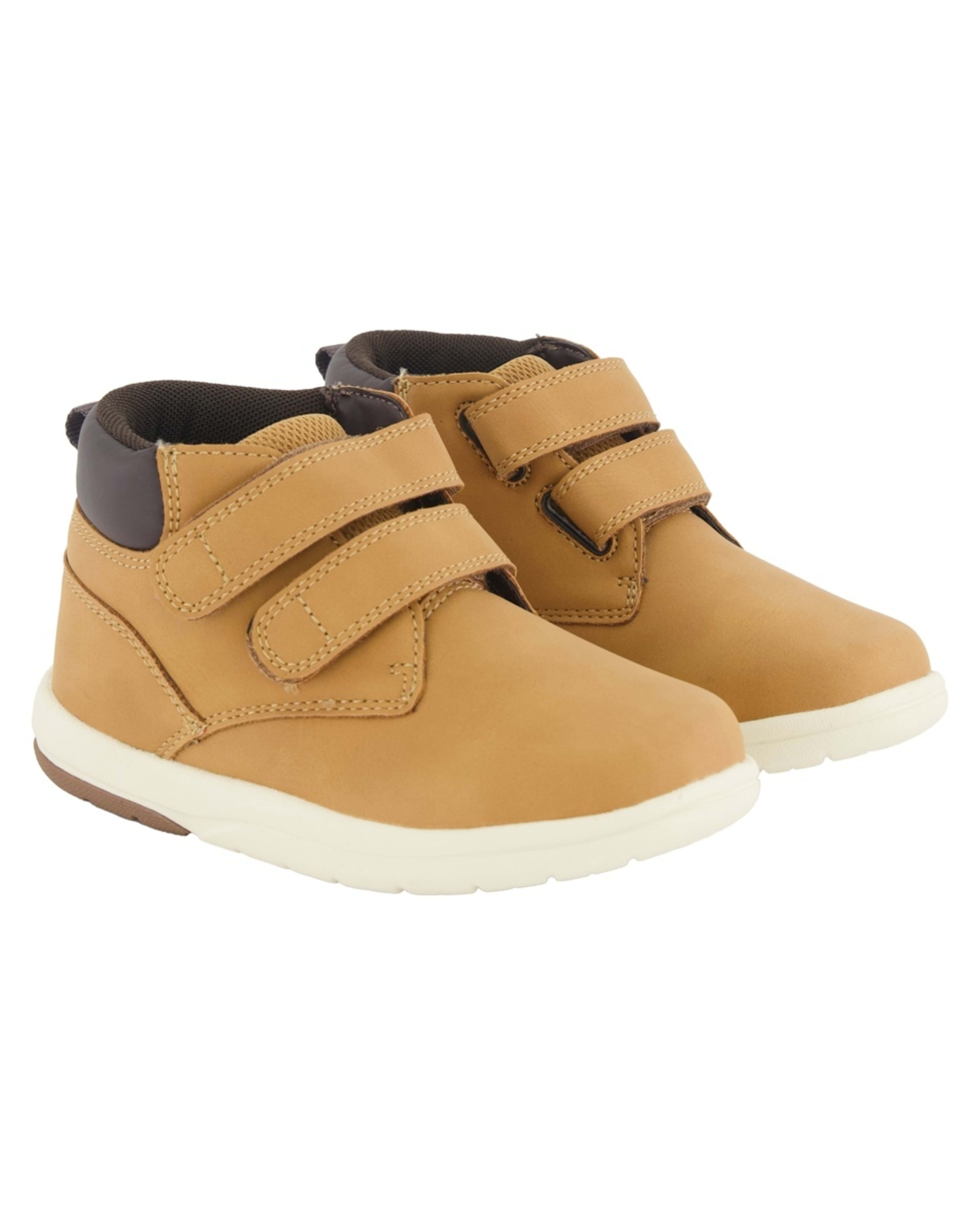4 Junior Hi Top Casual Sneakers Amber Gold, 4 of 5