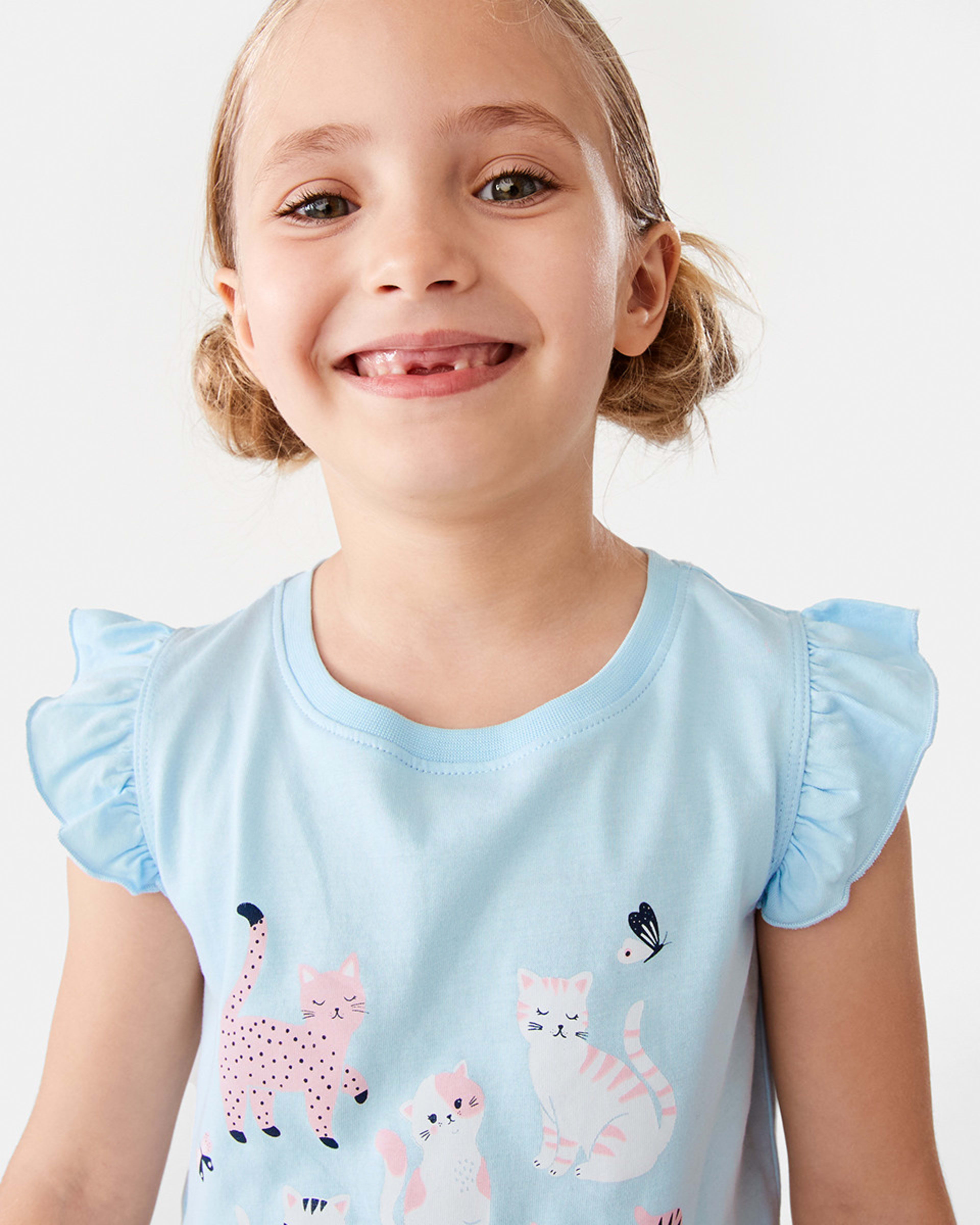 Short Sleeve Jersey Knit Pyjama Set Kmart