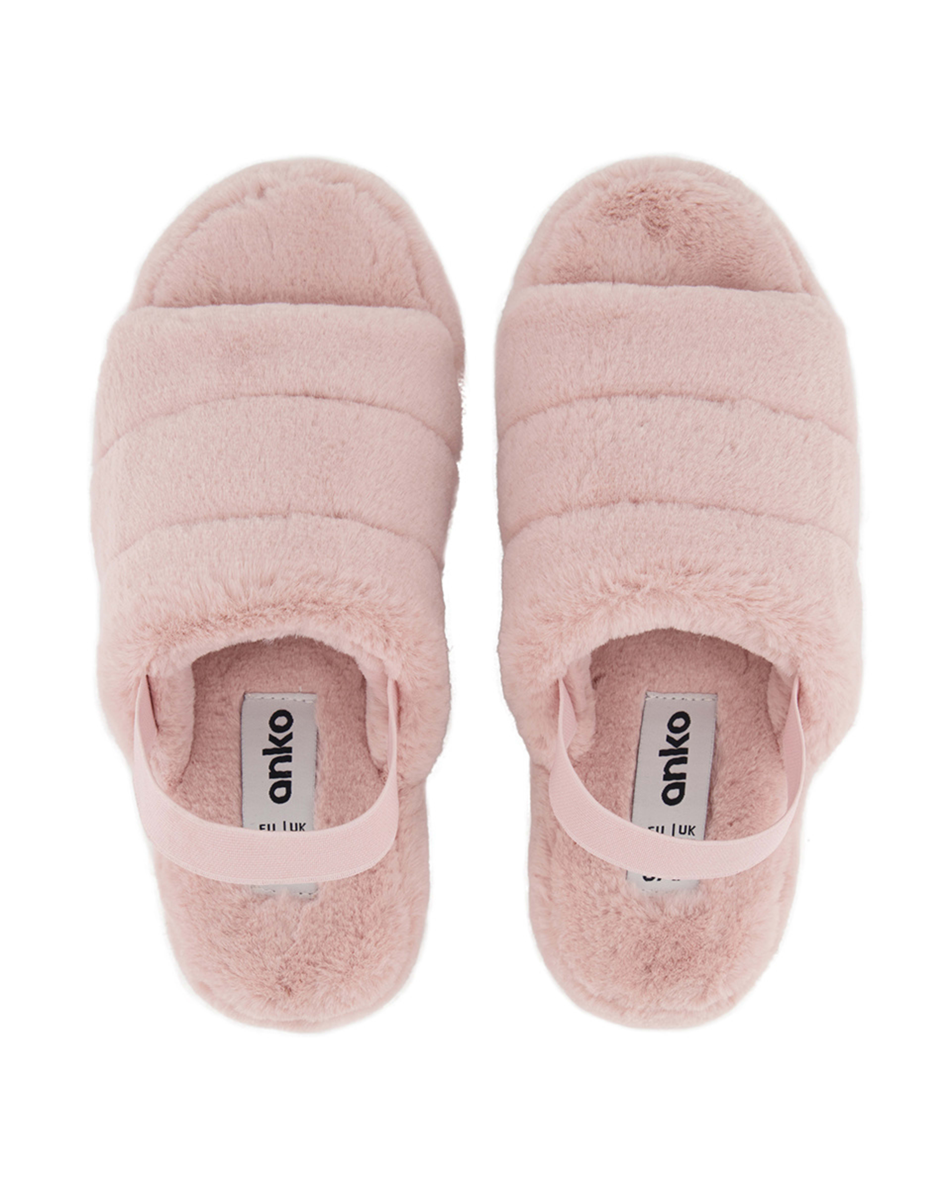 Furry Footbed Slippers Kmart NZ