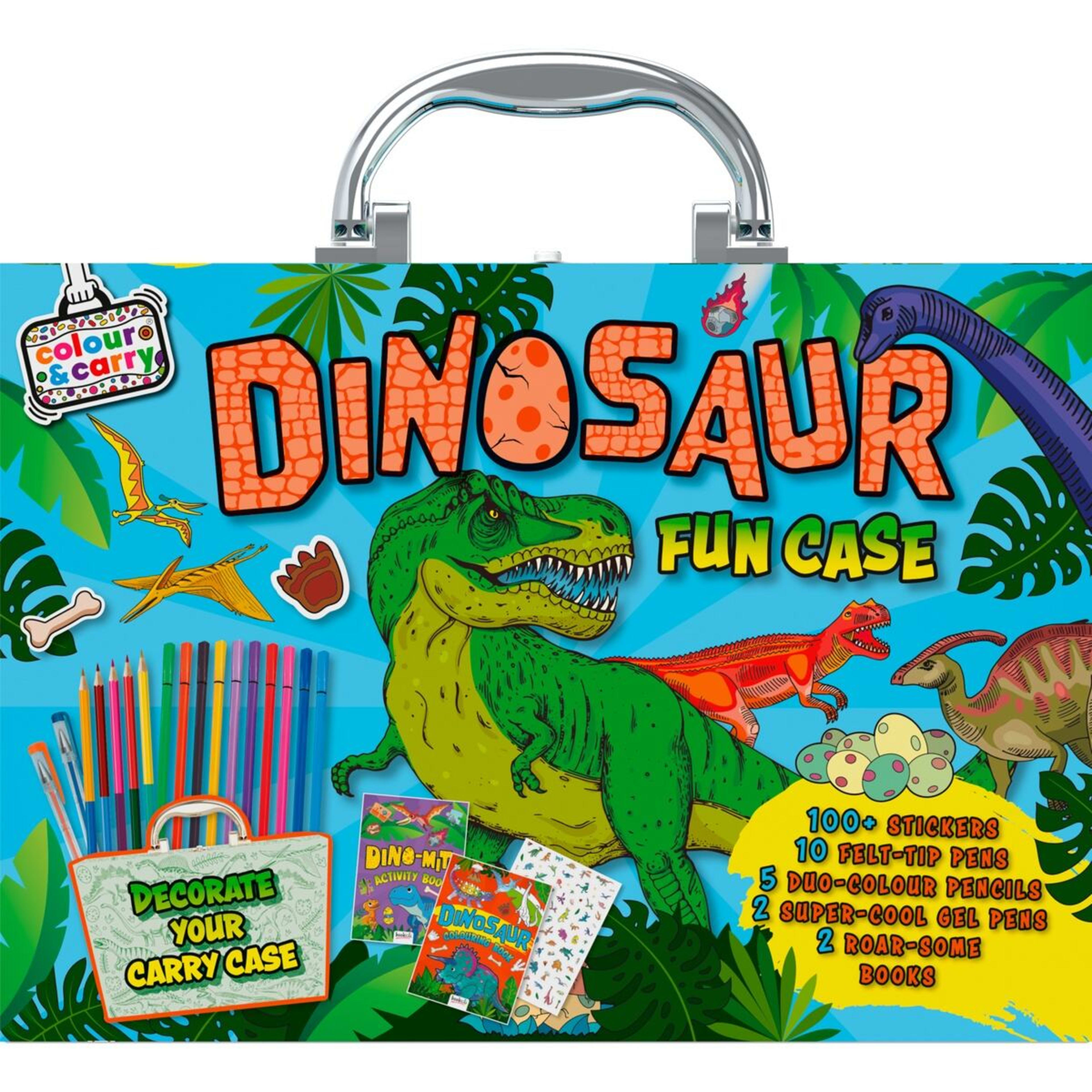 1 Colour & Carry Dinosaur Fun Case - Book, 1 of 3