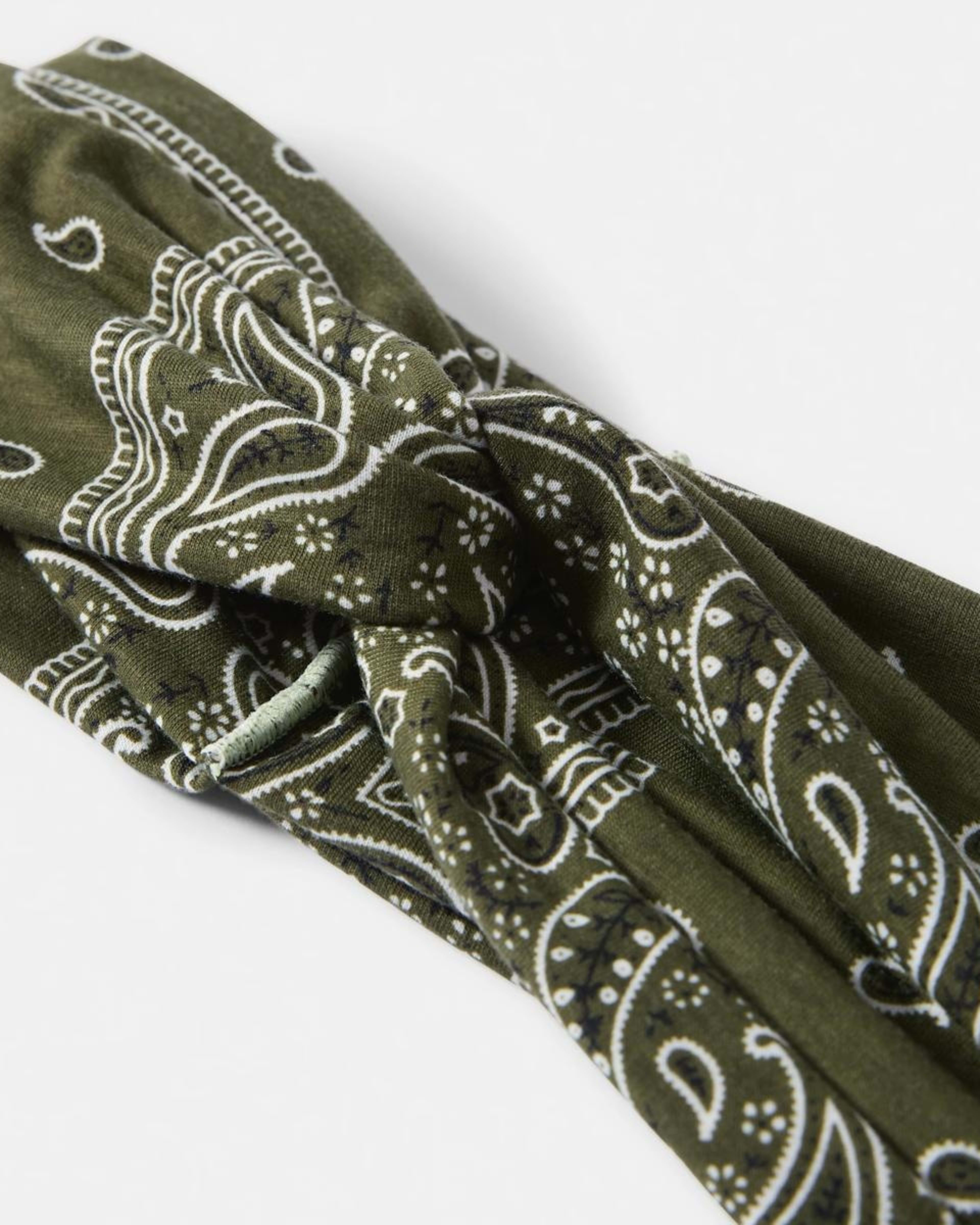 2 Stretch Bandana Headband ACC GREEN, 2 of 4