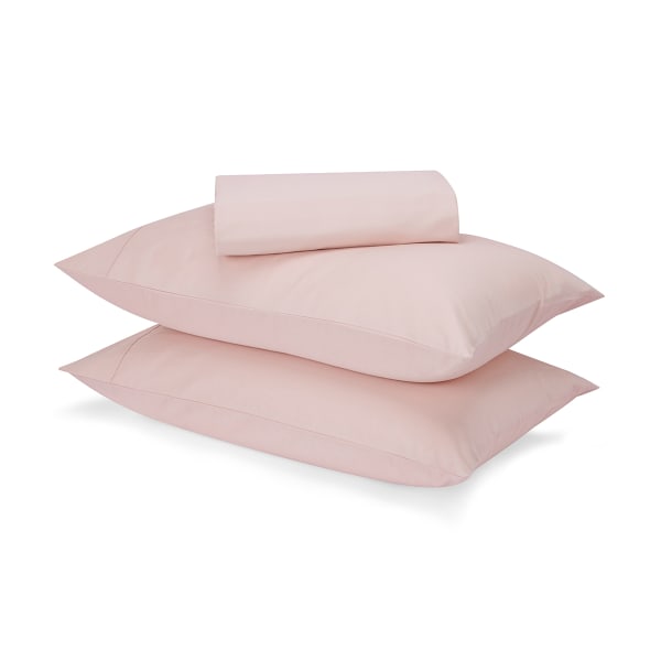 500 Thread Count Australian Grown Cotton Sheet Set - Queen Bed, Pink