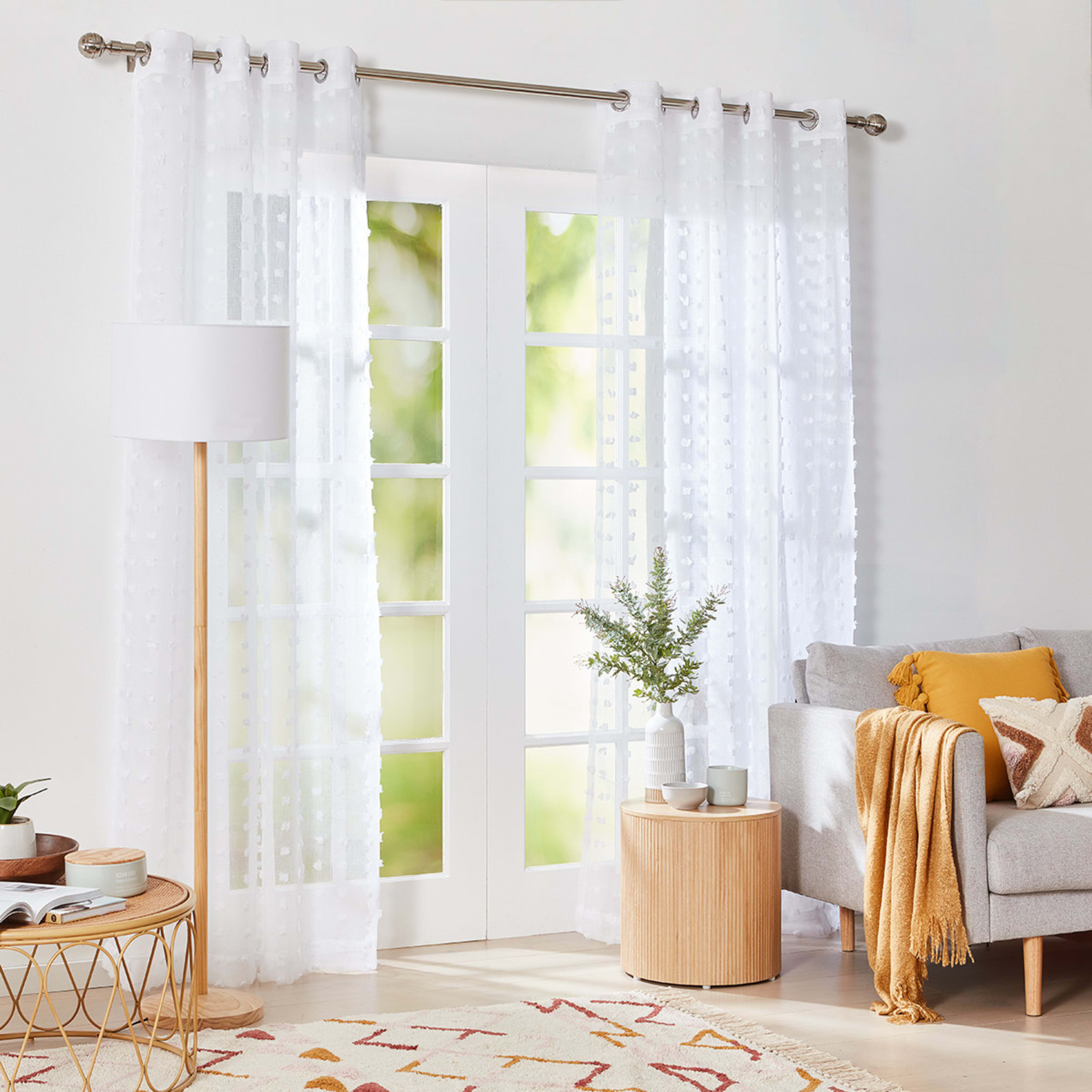 5 Madrid Curtain - White, 5 of 6