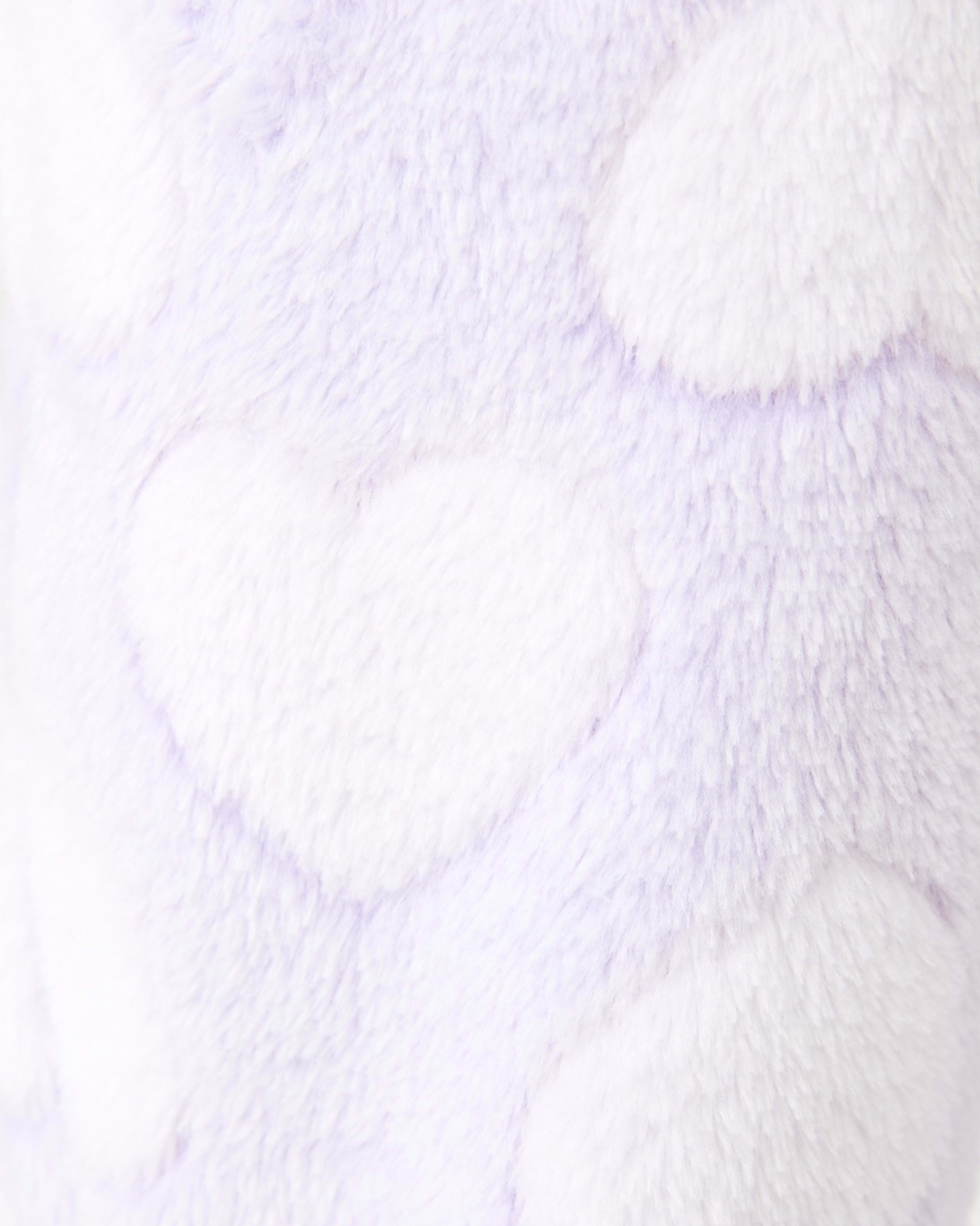 6 Fluffy Pyjama Set Purple Hearts, 6 of 10