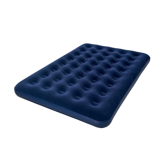 Flocked Air Mattress Navy, Double Bed Kmart
