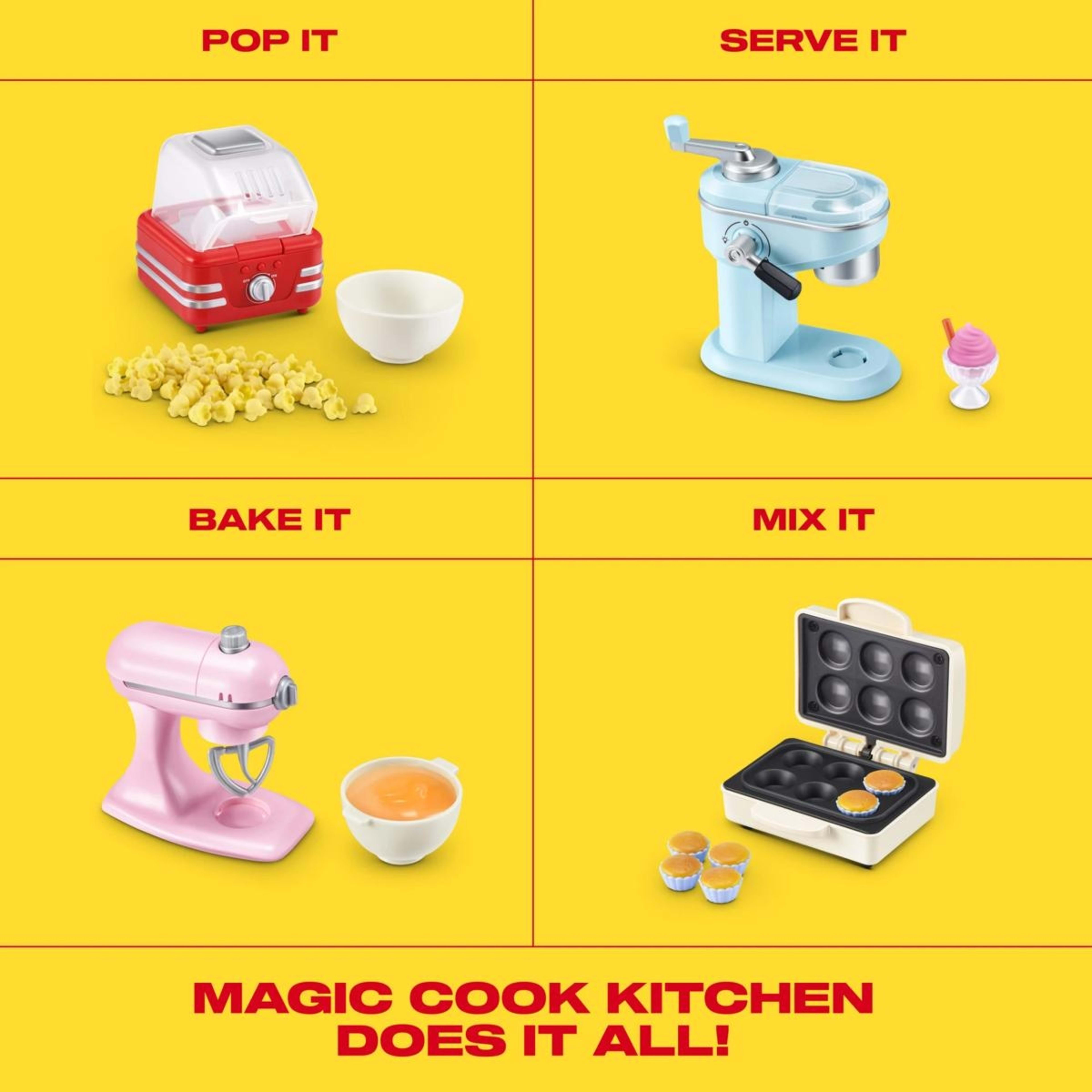 8 Mini Brands Really Works Magic Cook Kitchen Capsule Series 1 by ZURU - Assorted, 8 of 9