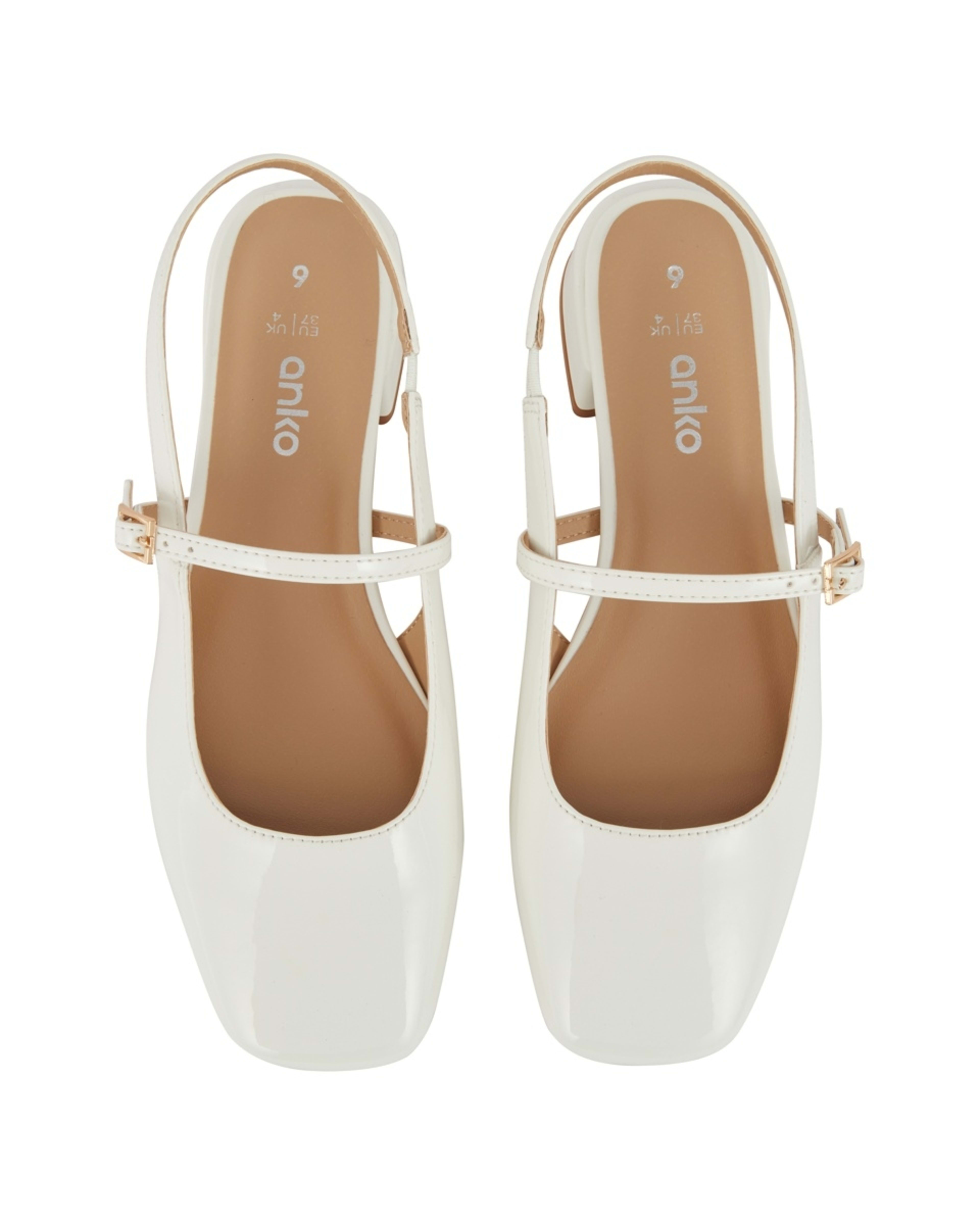 4 Low Block Heels Snw White, 4 of 5